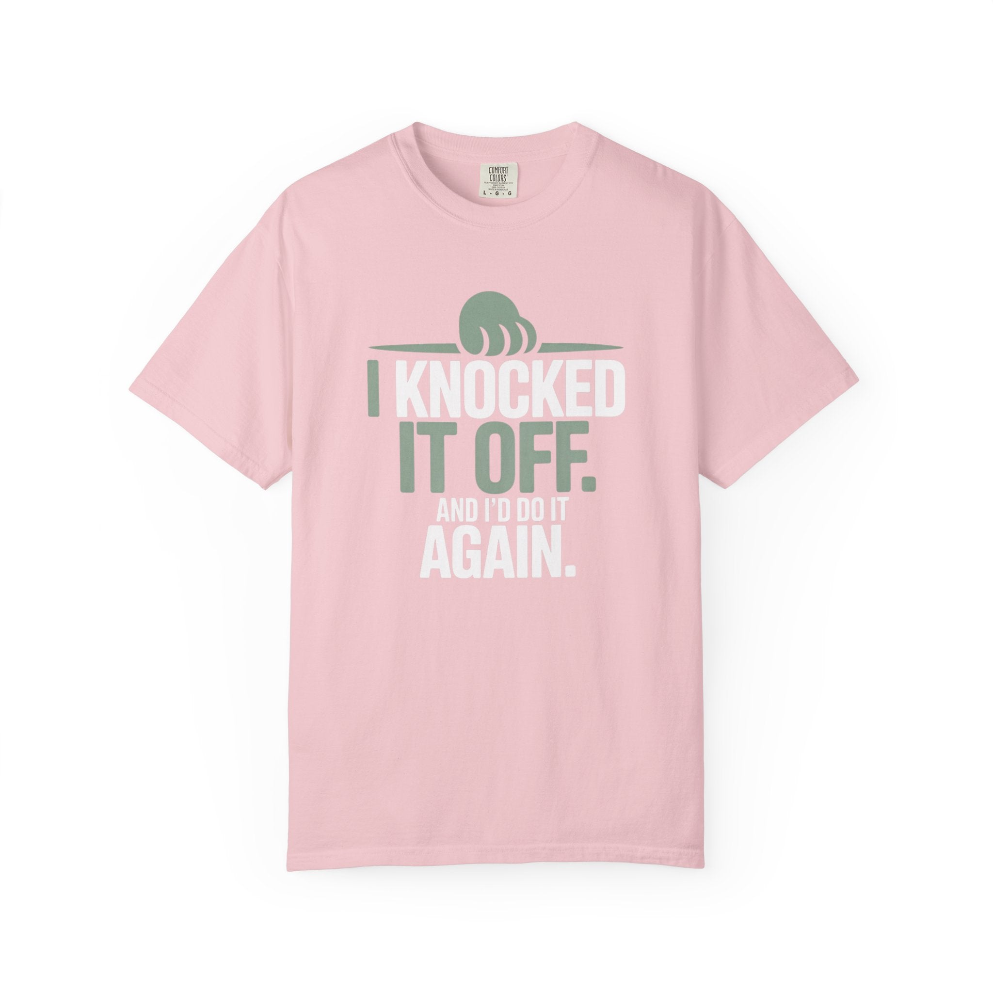 I Knocked It Off. And I'd Do It Again Pet T-Shirt