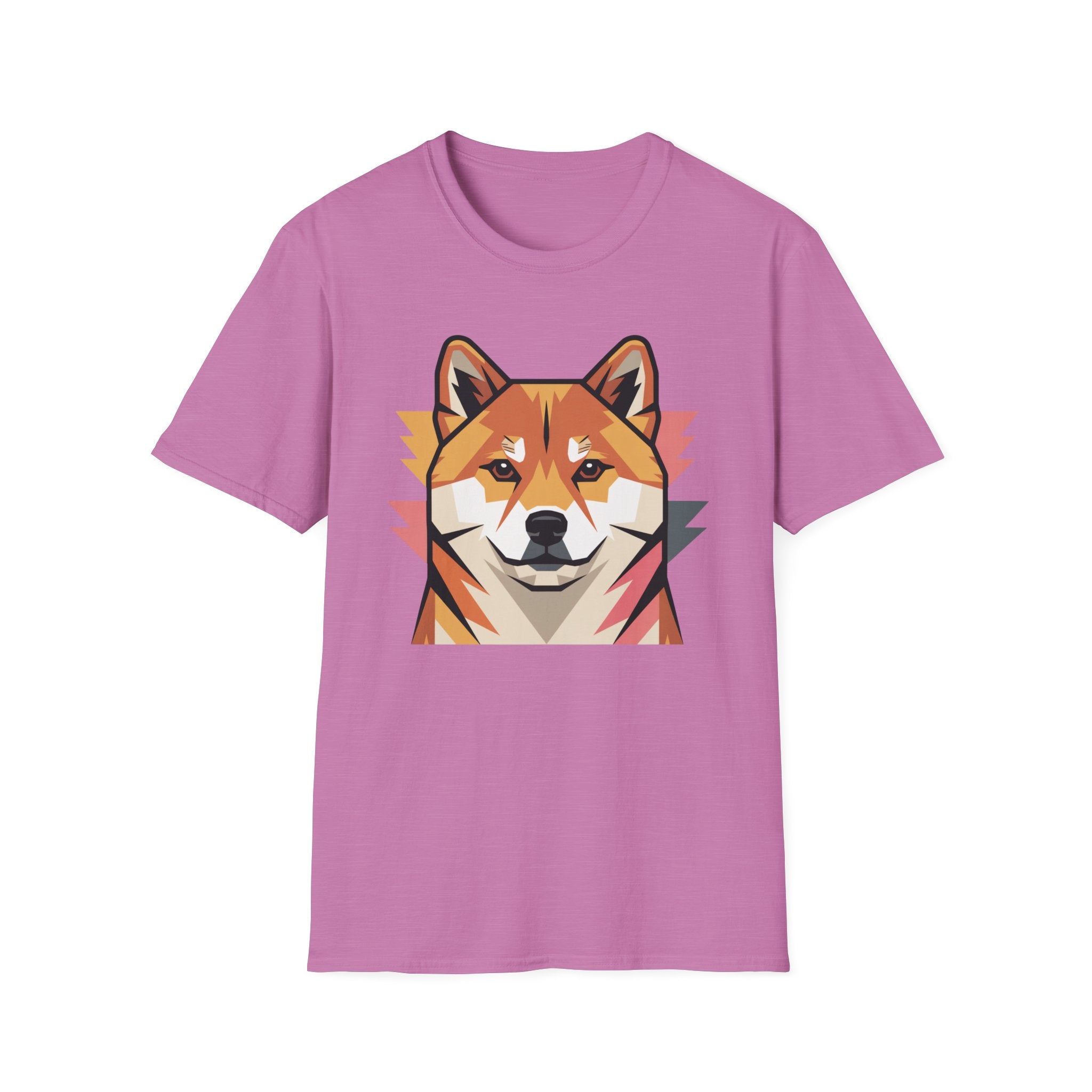 Geo Shiba Dog T-Shirt
