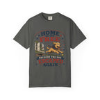 Home of the Free Because the Dog Escaped Again 4th of July T-Shirt - Patriotic Dog Graphic