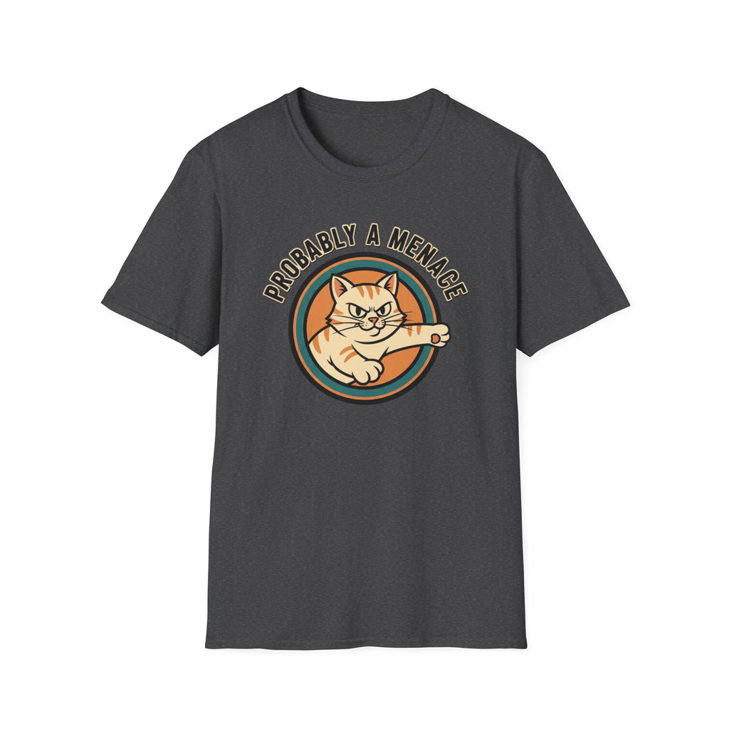Probably a Menace Cat Logo T-Shirt