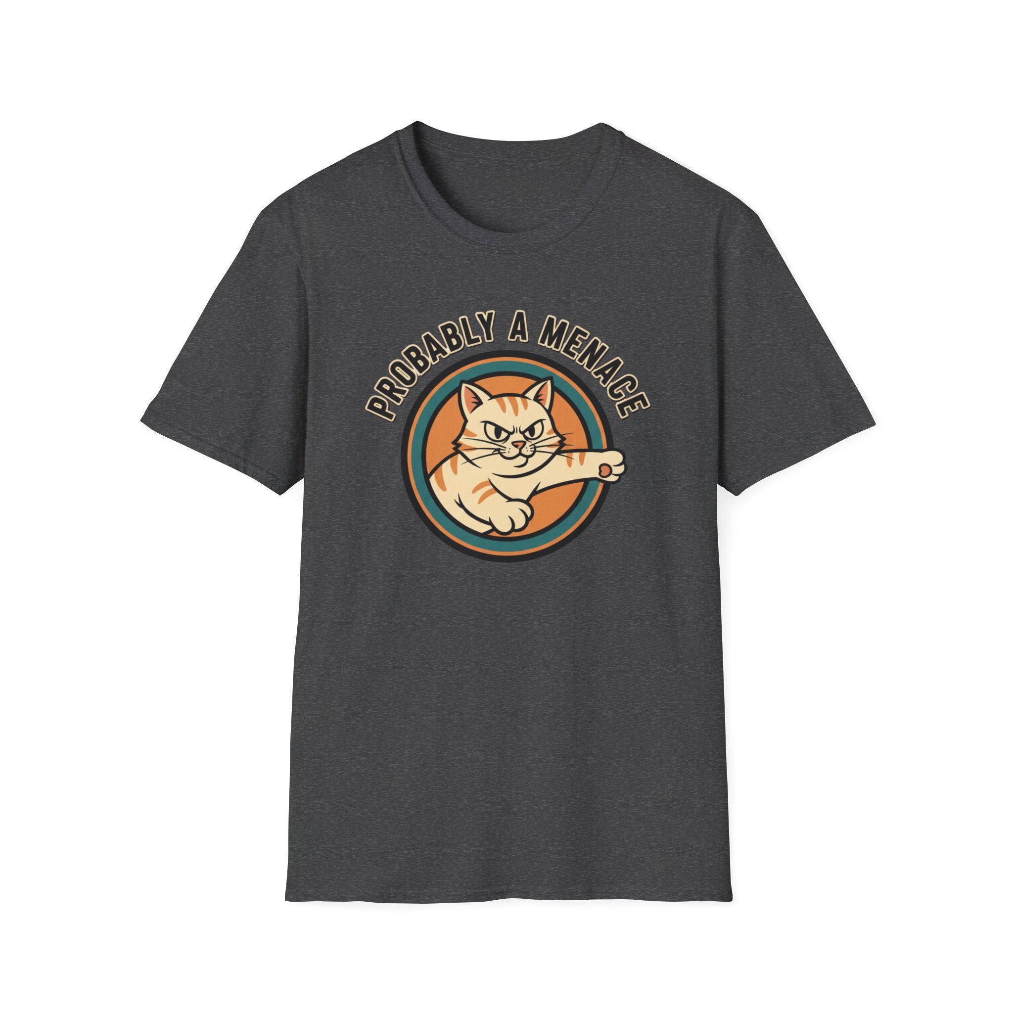 Probably a Menace Cat Logo T-Shirt
