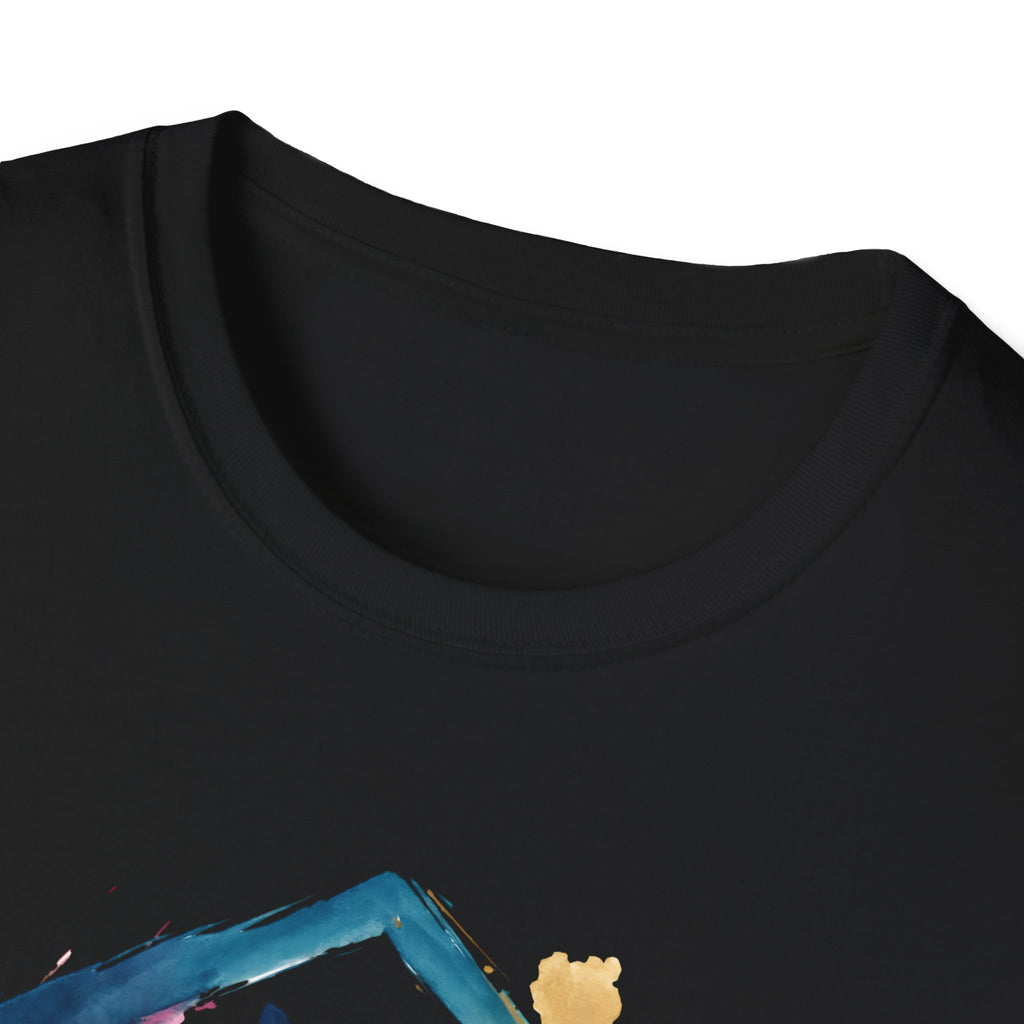 Watercolor Cat Inside House T-Shirt