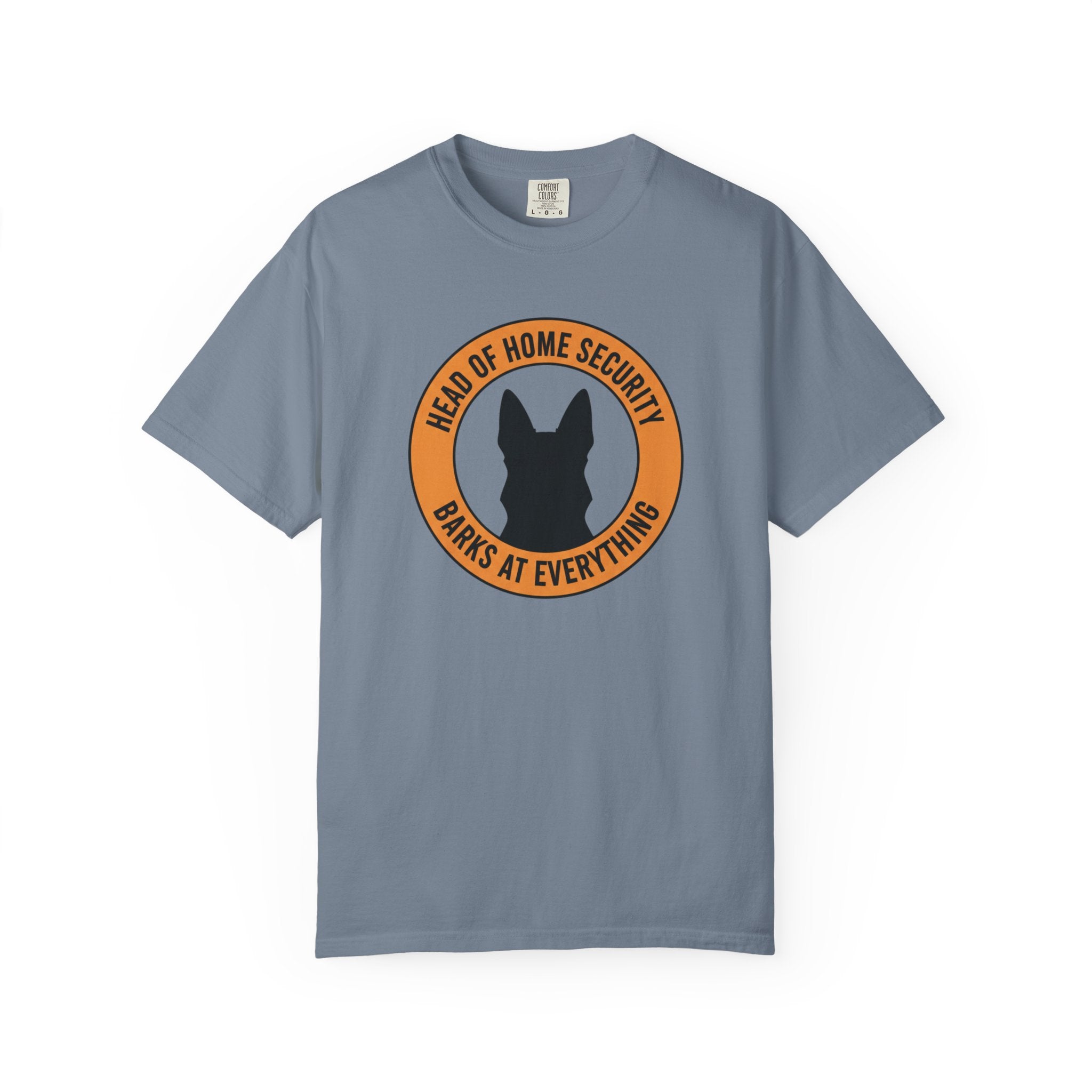 Head of Home Security Barks at Everything Dog T-Shirt