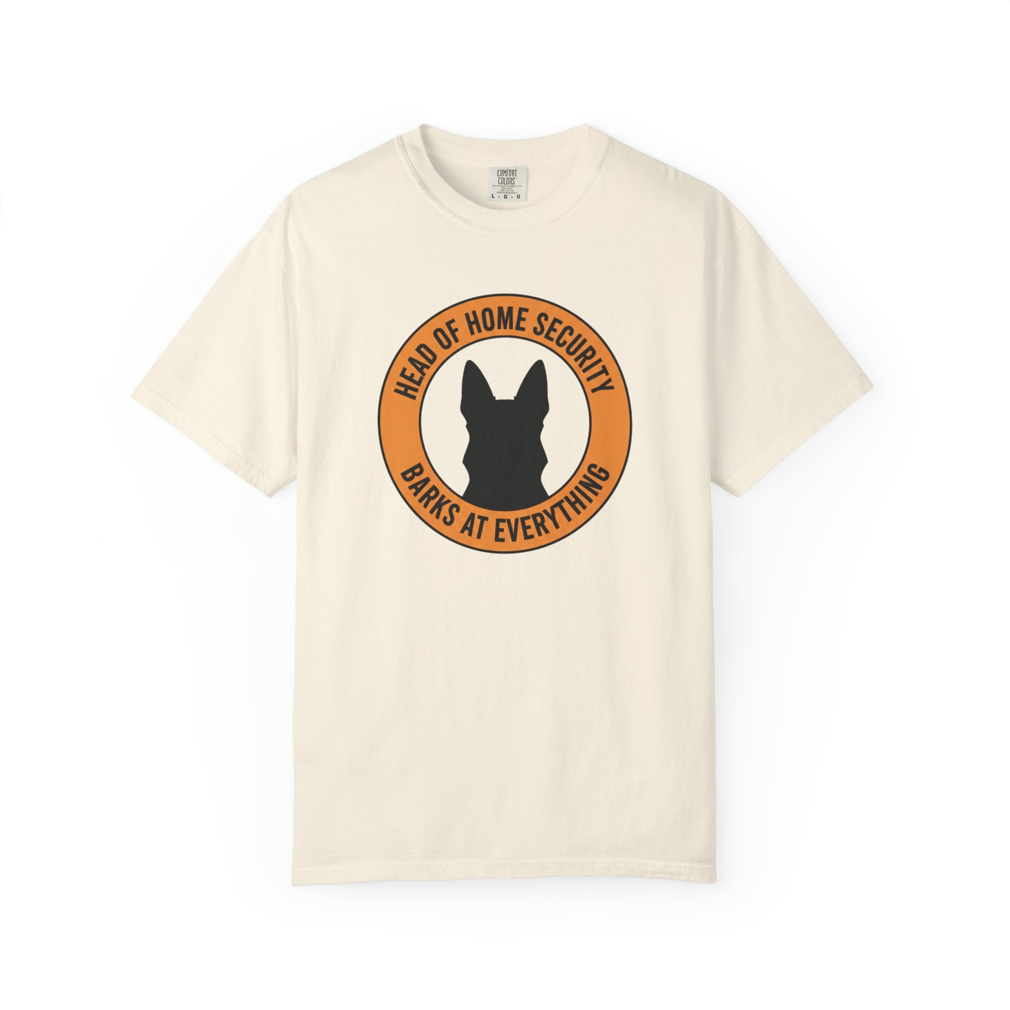 Head of Home Security Barks at Everything Dog T-Shirt