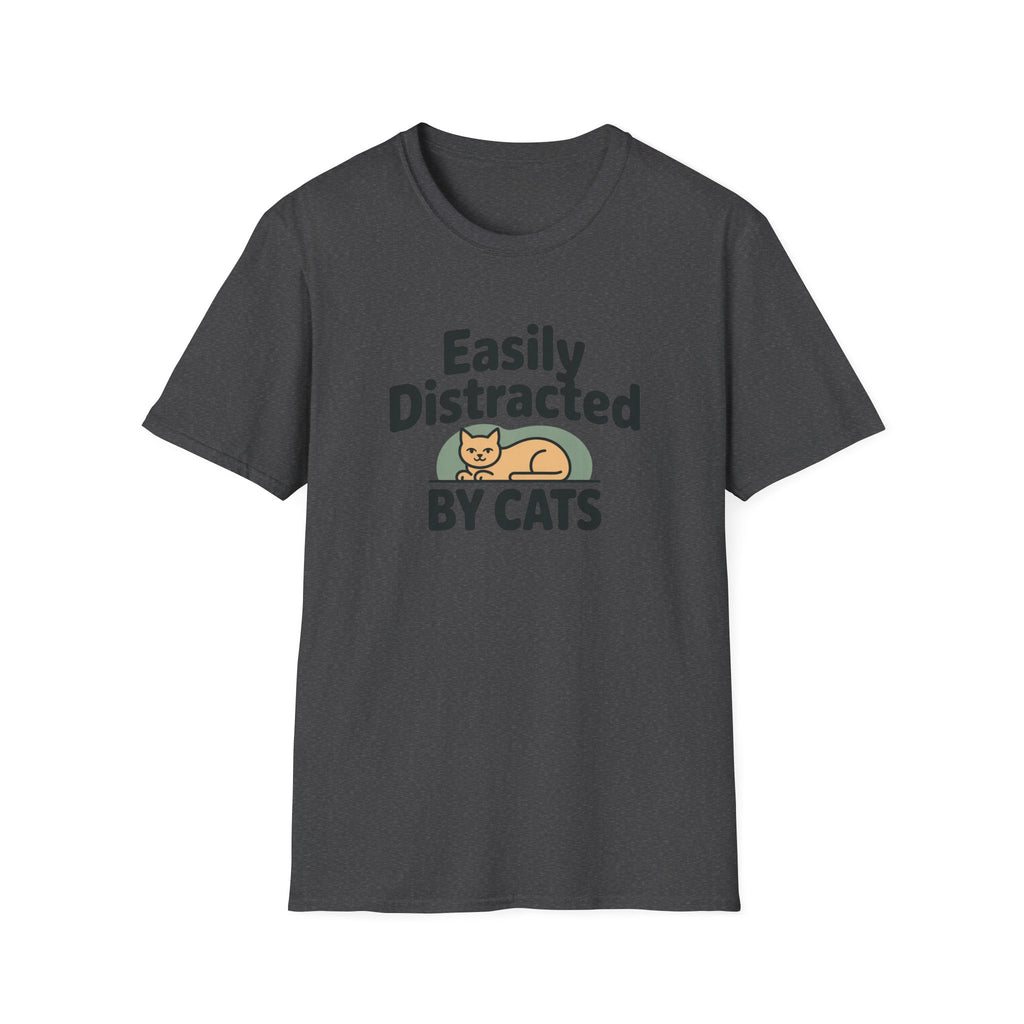 Easily Distracted by Cats T-Shirt