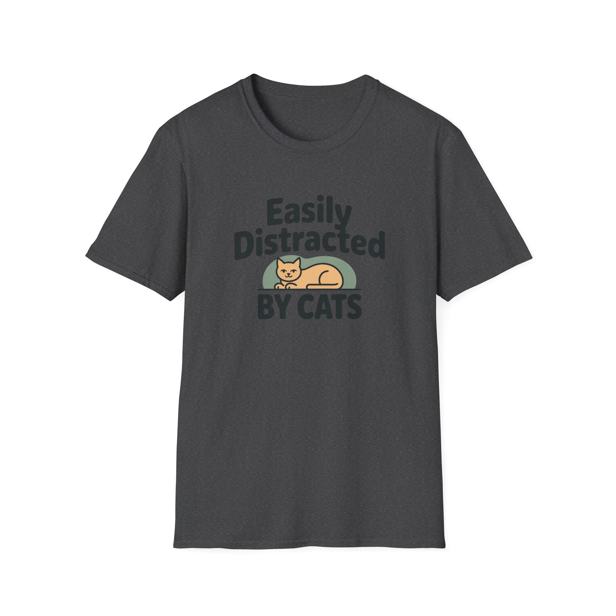 Easily Distracted by Cats T-Shirt