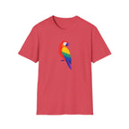 Colorful Parrot Illustration T-Shirt