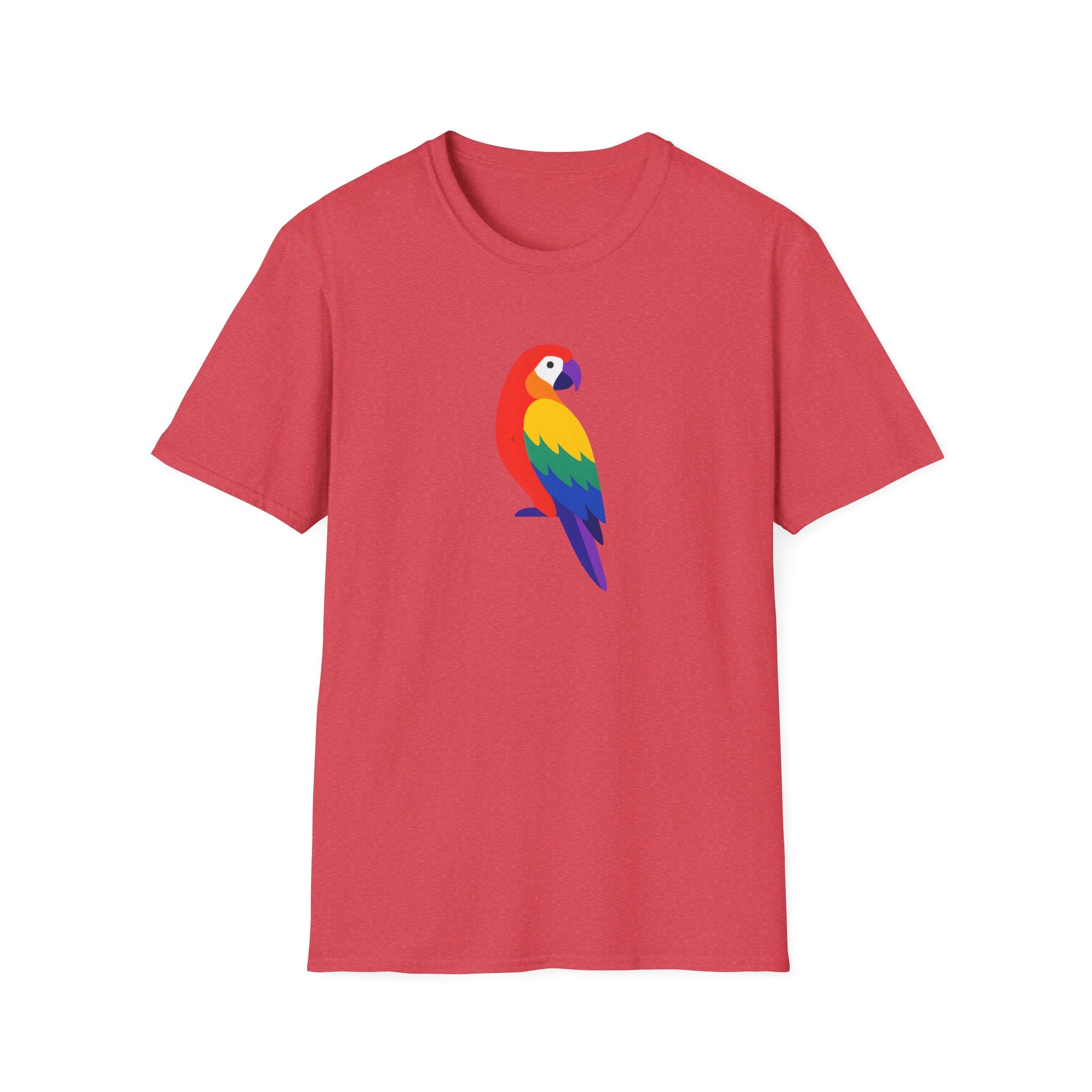 Colorful Parrot Illustration T-Shirt