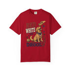 Red White and Drool Dog 4th of July T-Shirt — Patriotic Funny Pet Tee