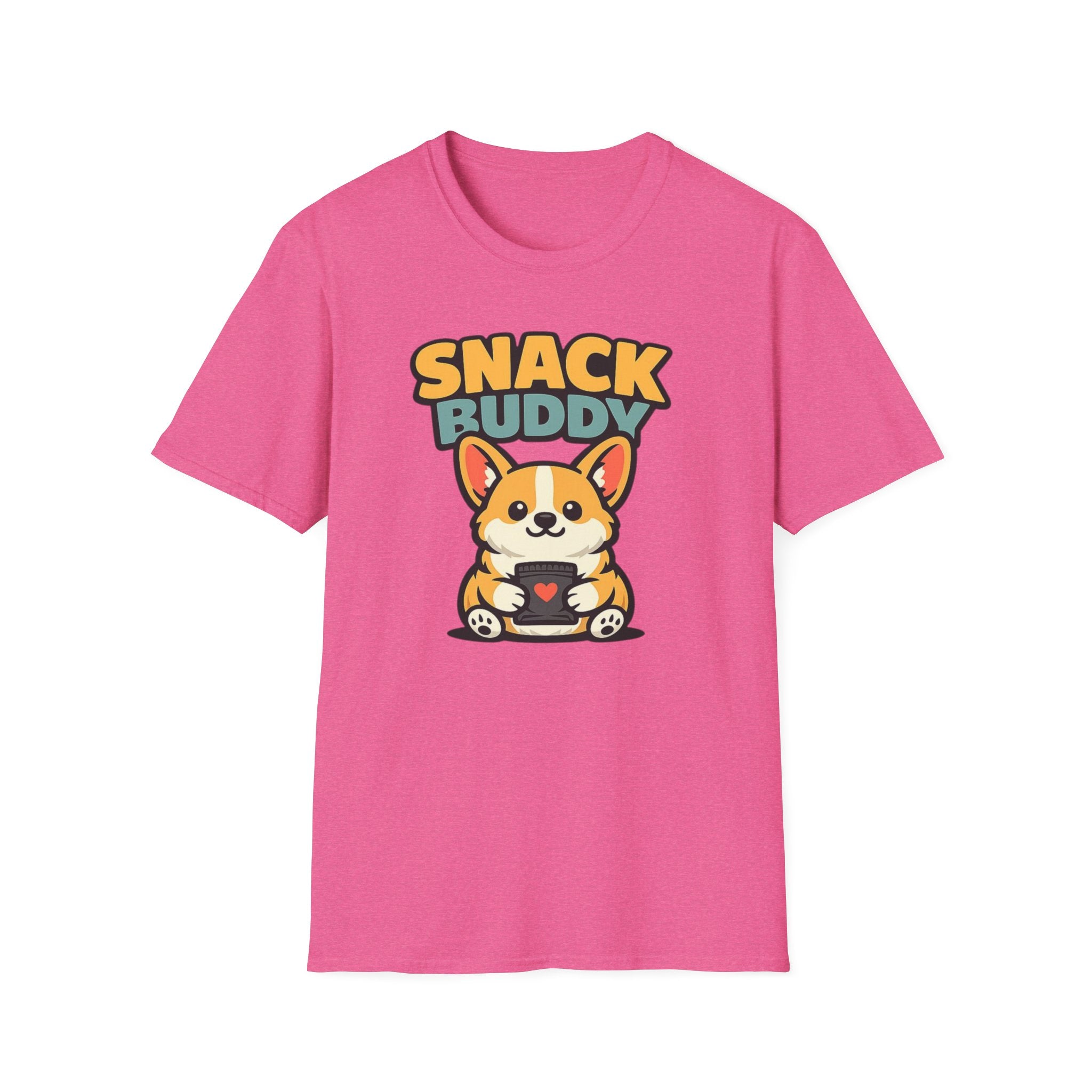 Snack Buddy Corgi Dog T-Shirt