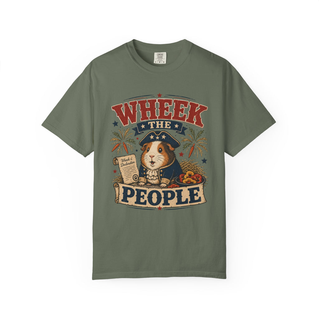 Wheek the People 4th of July T-Shirt — Patriotic Guinea Pig Graphic Tee