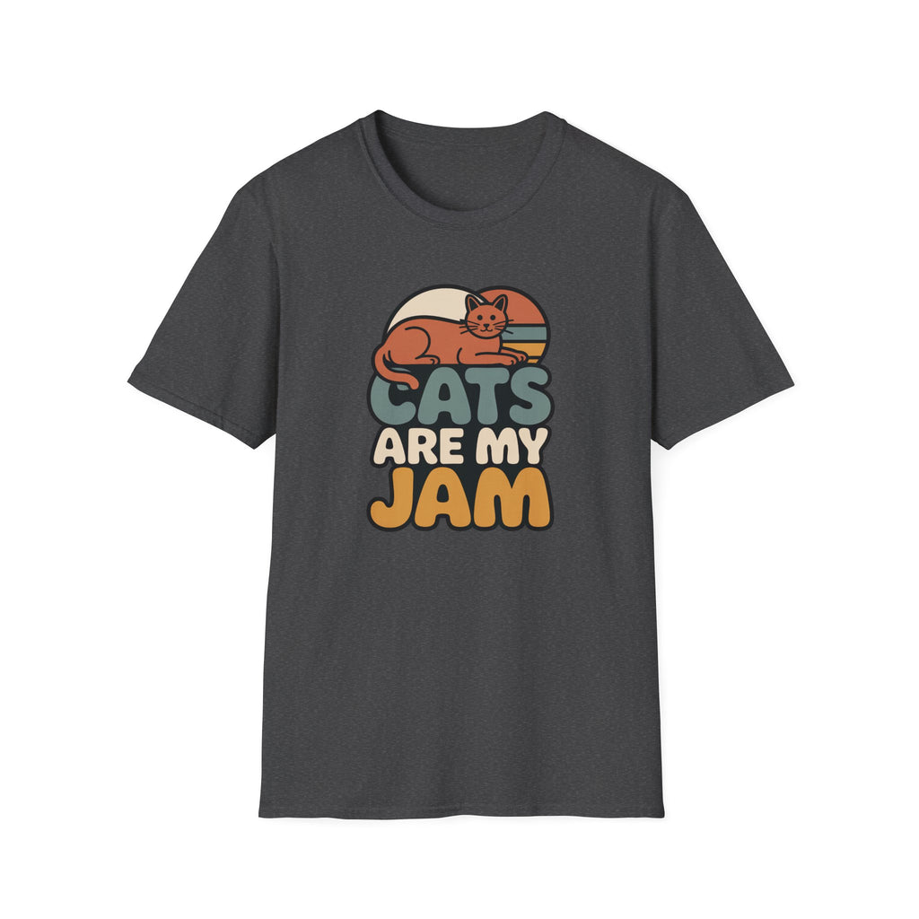 Cats Are My Jam Retro T-Shirt