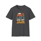 Cats Are My Jam Retro T-Shirt