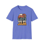 Cats Are My Jam Retro T-Shirt