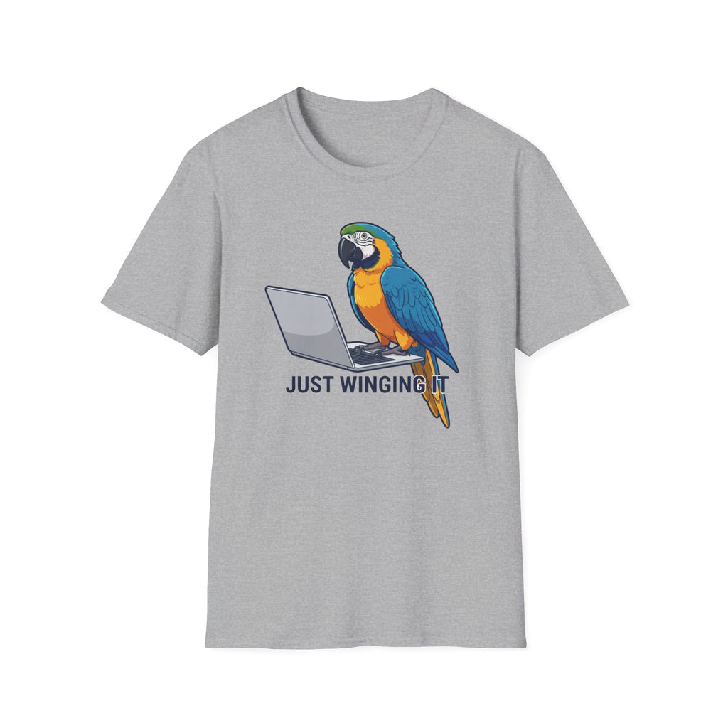 Just Winging It Parrot T-Shirt