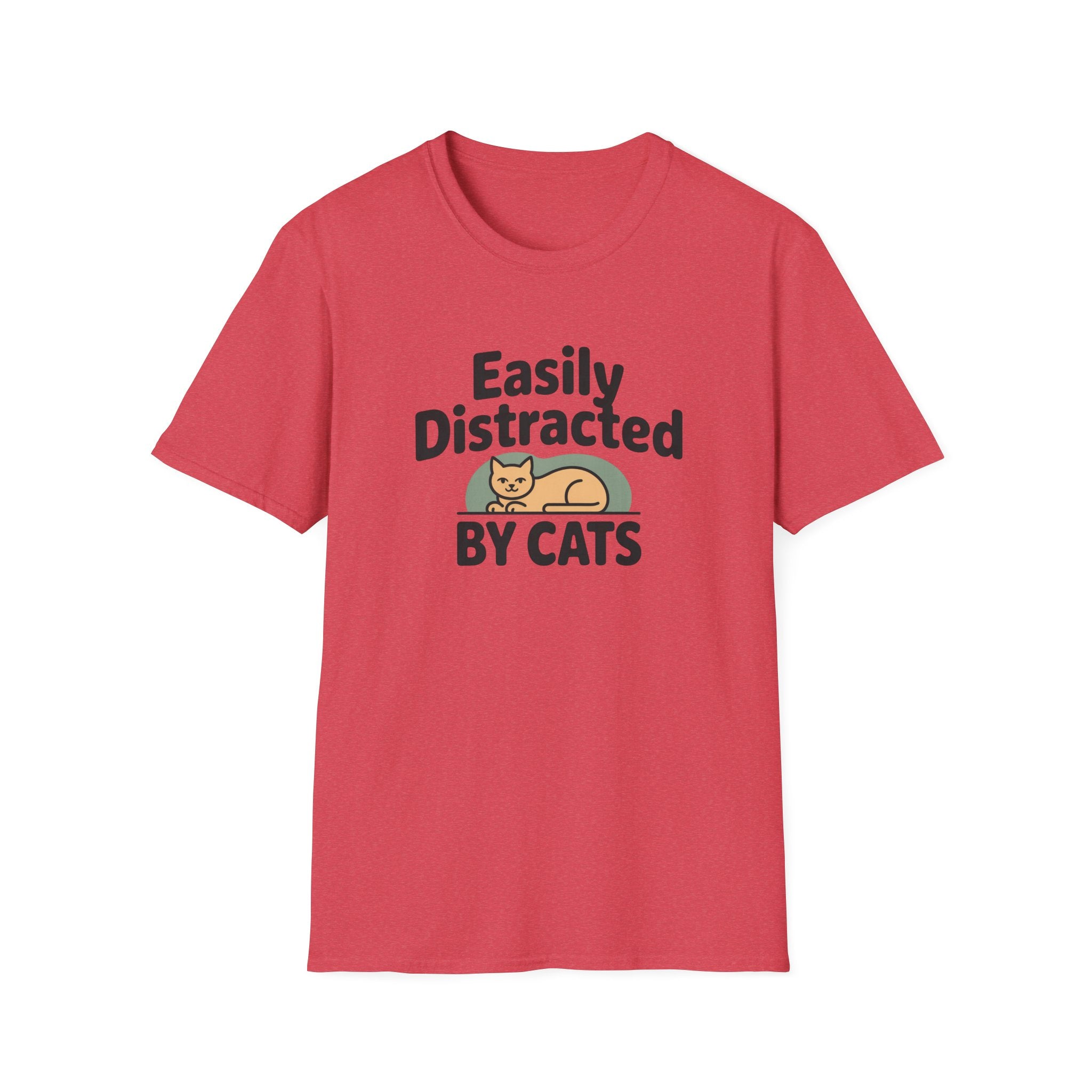 Easily Distracted by Cats T-Shirt