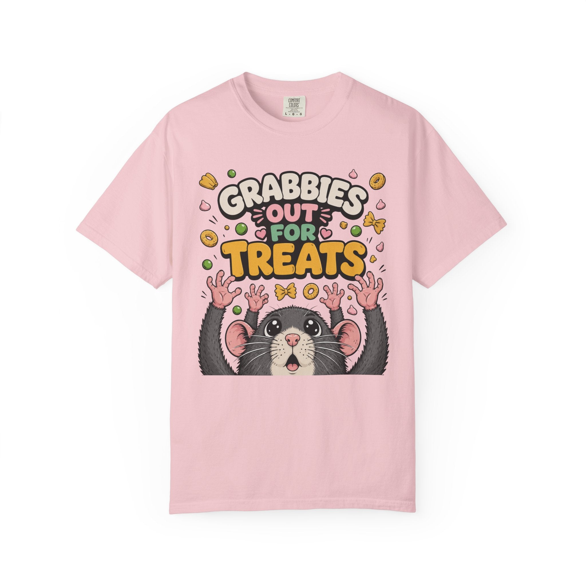 Grabbies Out for Treats Rat T-Shirt