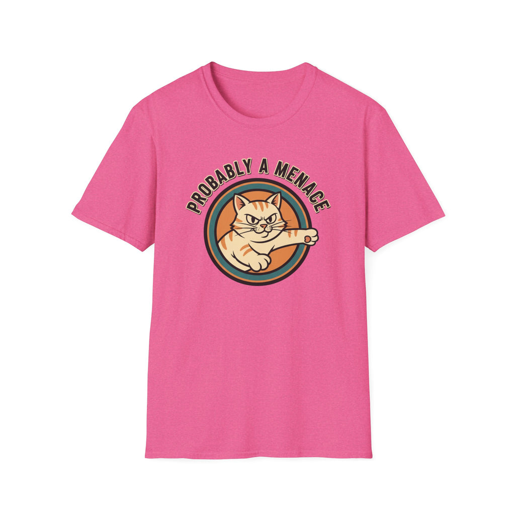 Probably a Menace Cat Logo T-Shirt