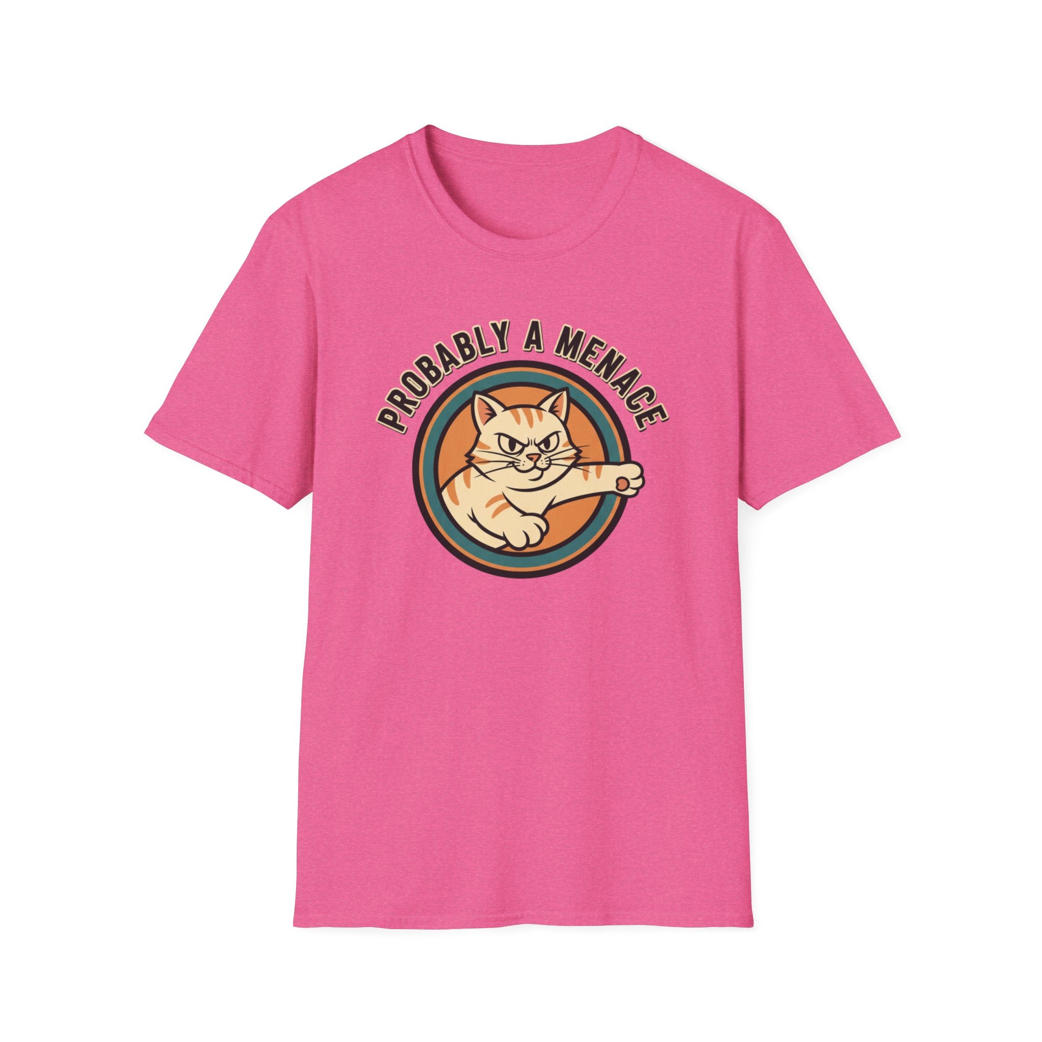 Probably a Menace Cat Logo T-Shirt