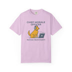 Chief Morale Oﬃcer Remote Work Expert Dog T-Shirt