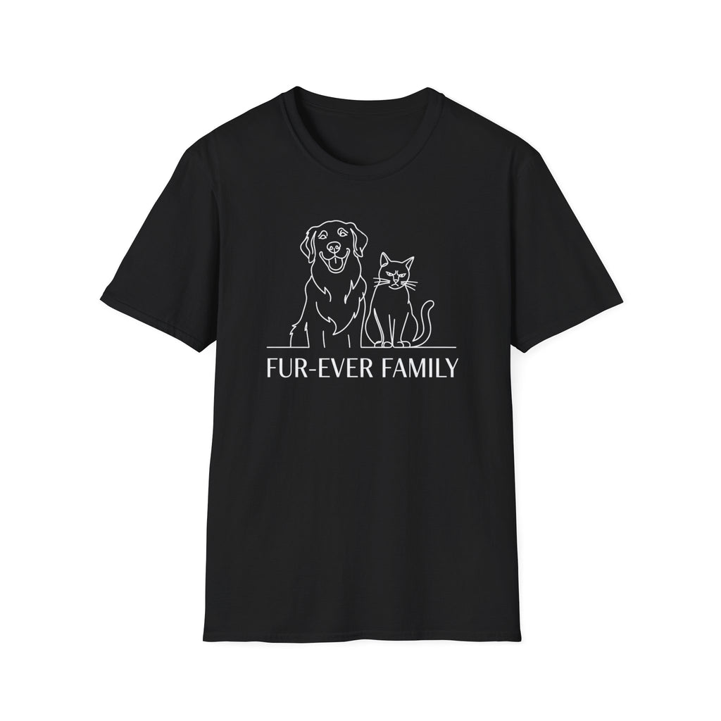 Fur Ever Family Dog and Cat T-Shirt