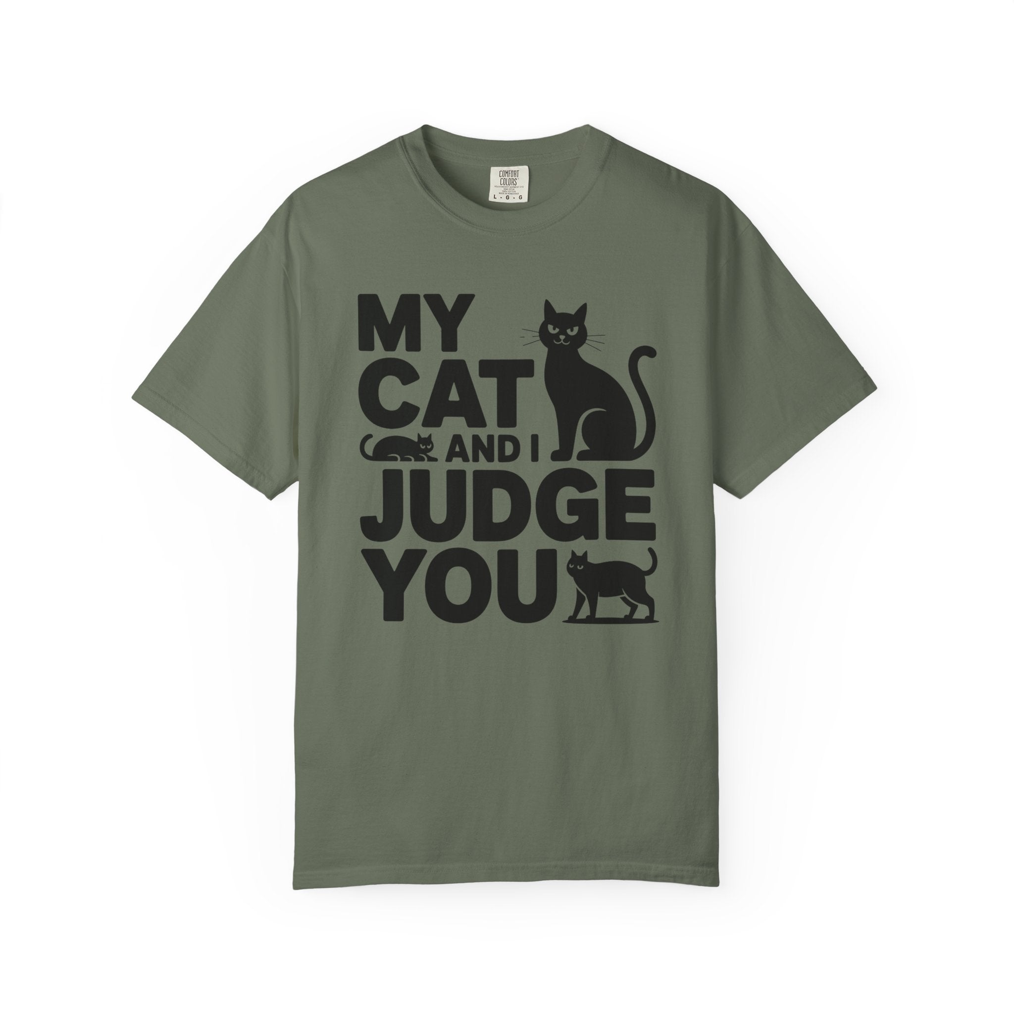 My Cat and I Judge You Cat T-Shirt