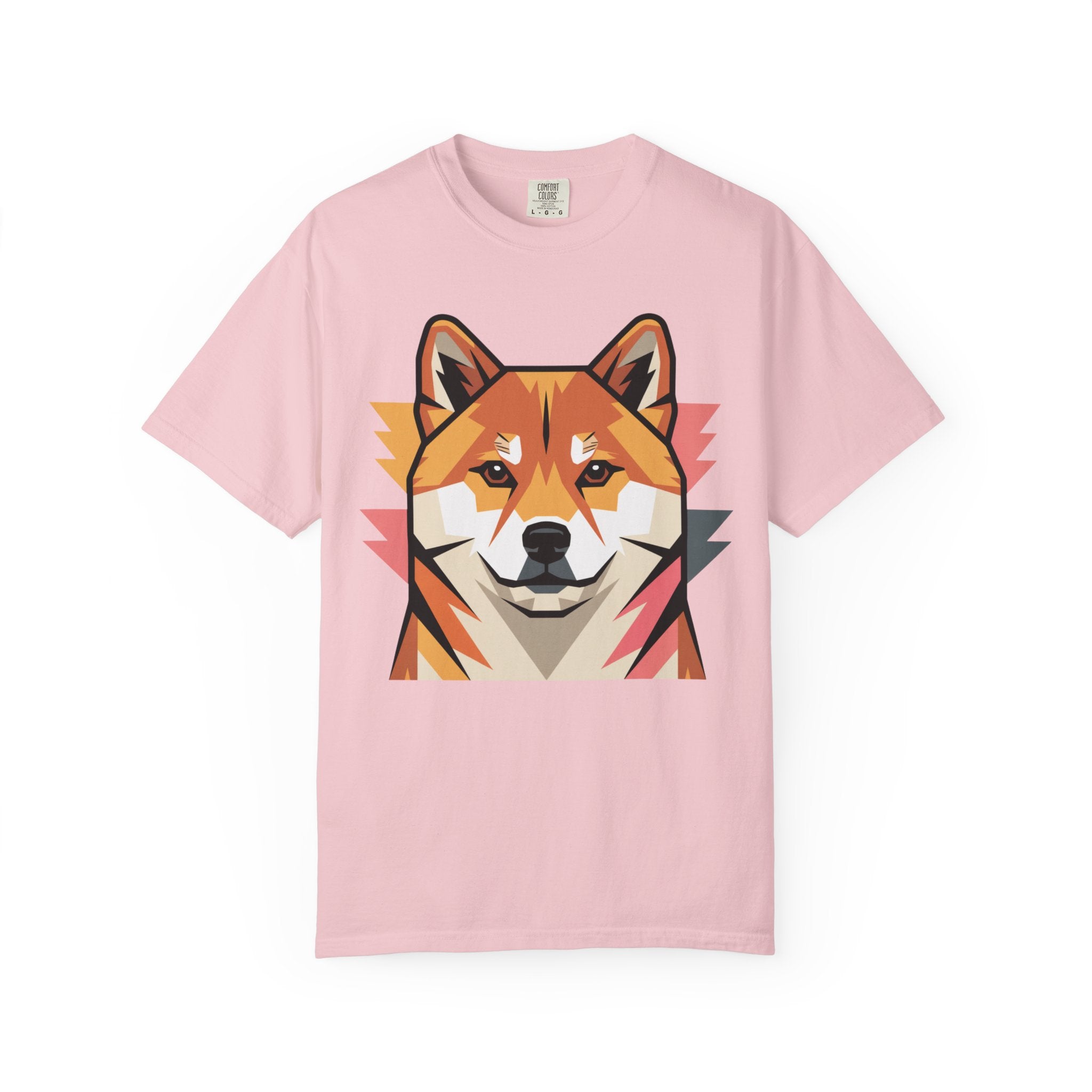 Geometric Shiba Inu T‑Shirt