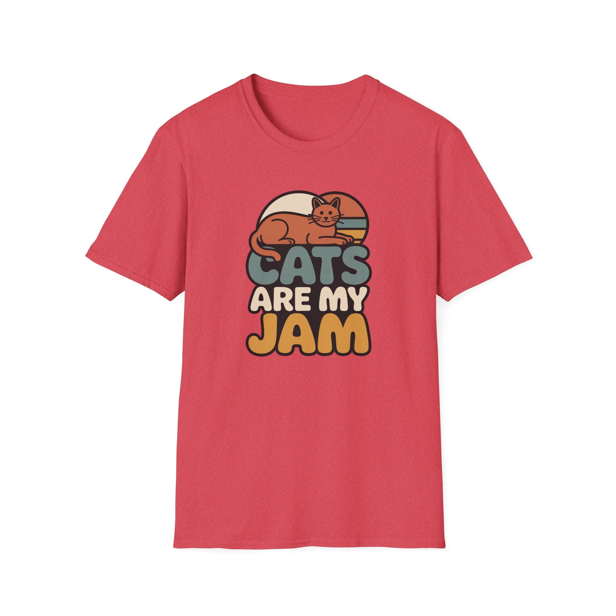 Cats Are My Jam Retro T-Shirt