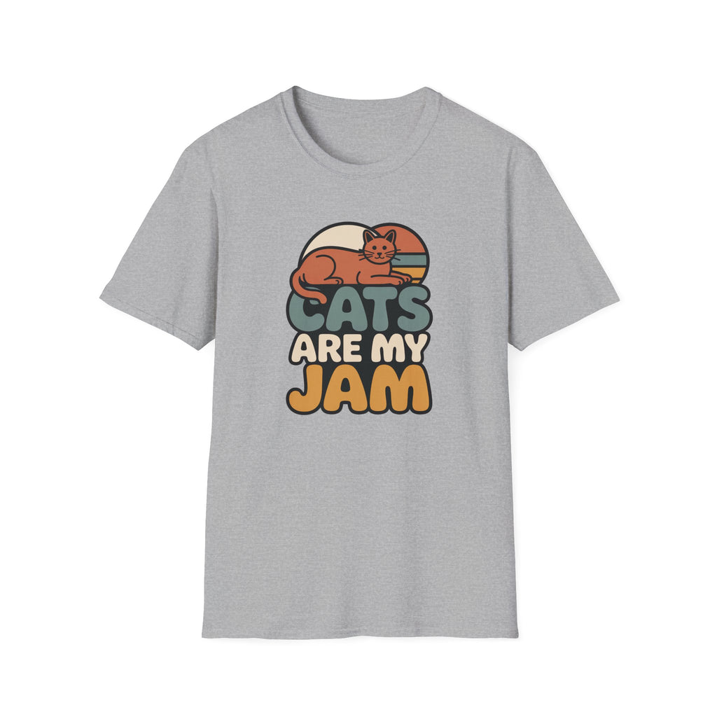 Cats Are My Jam Retro T-Shirt