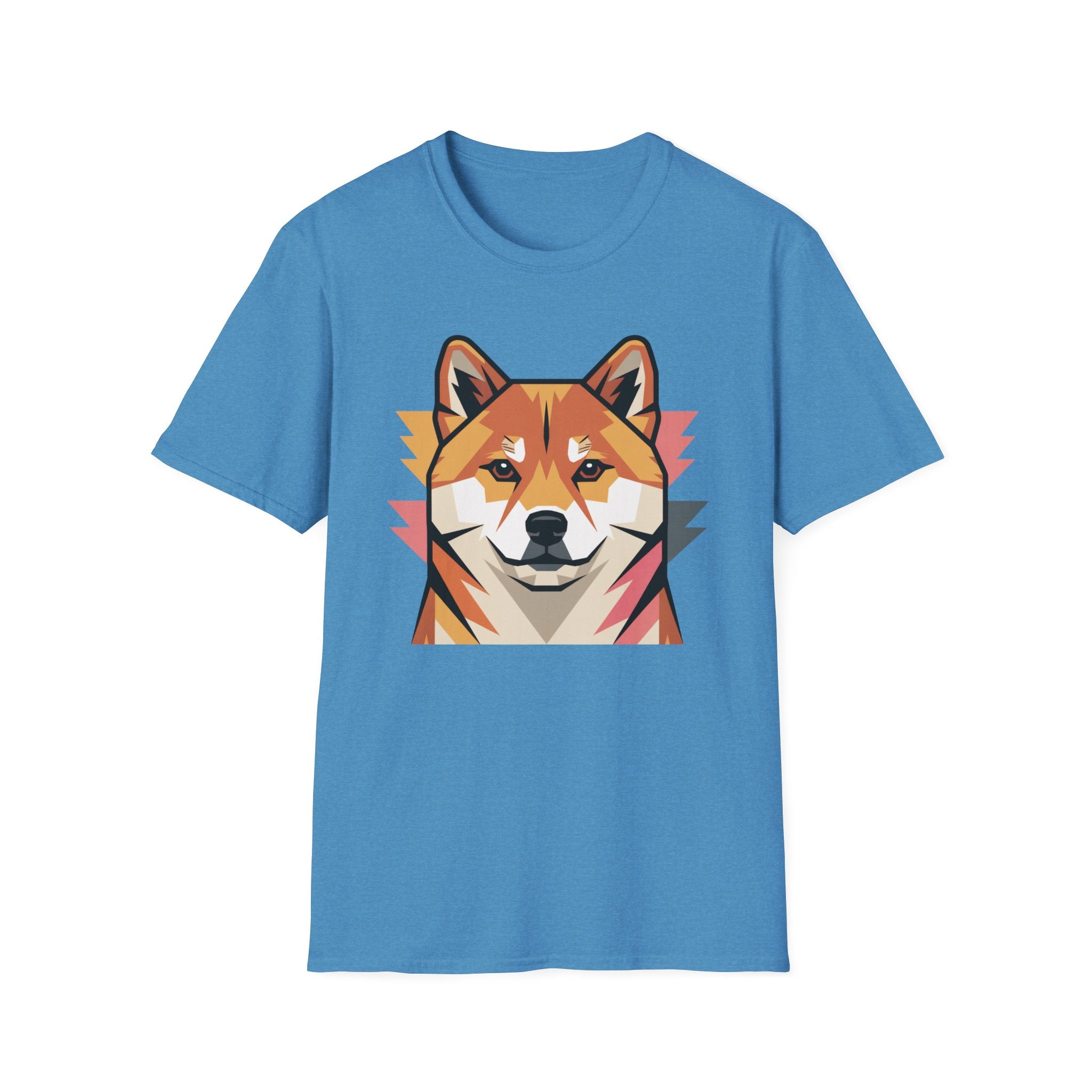 Geo Shiba Dog T-Shirt