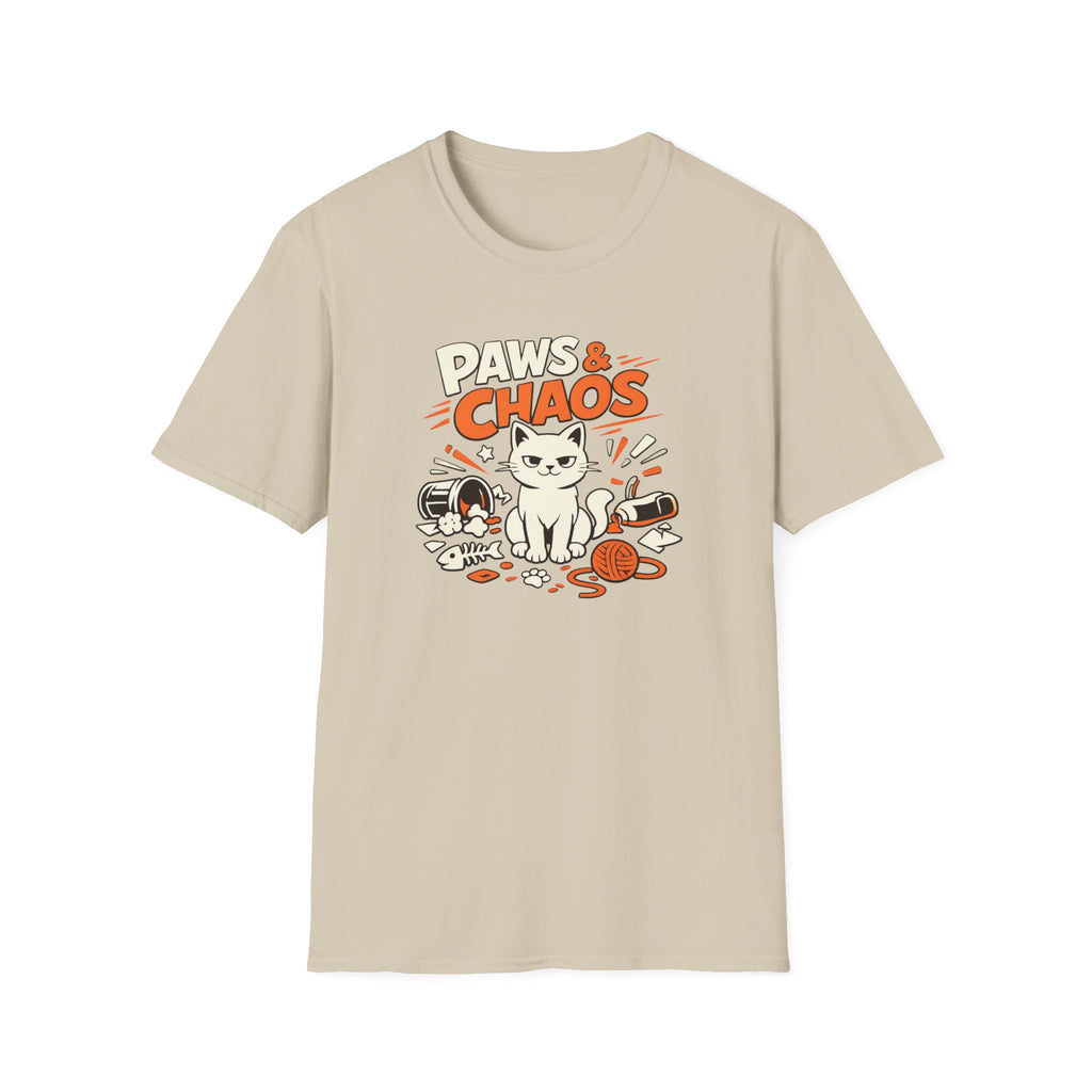Paws and Chaos Cat T-Shirt