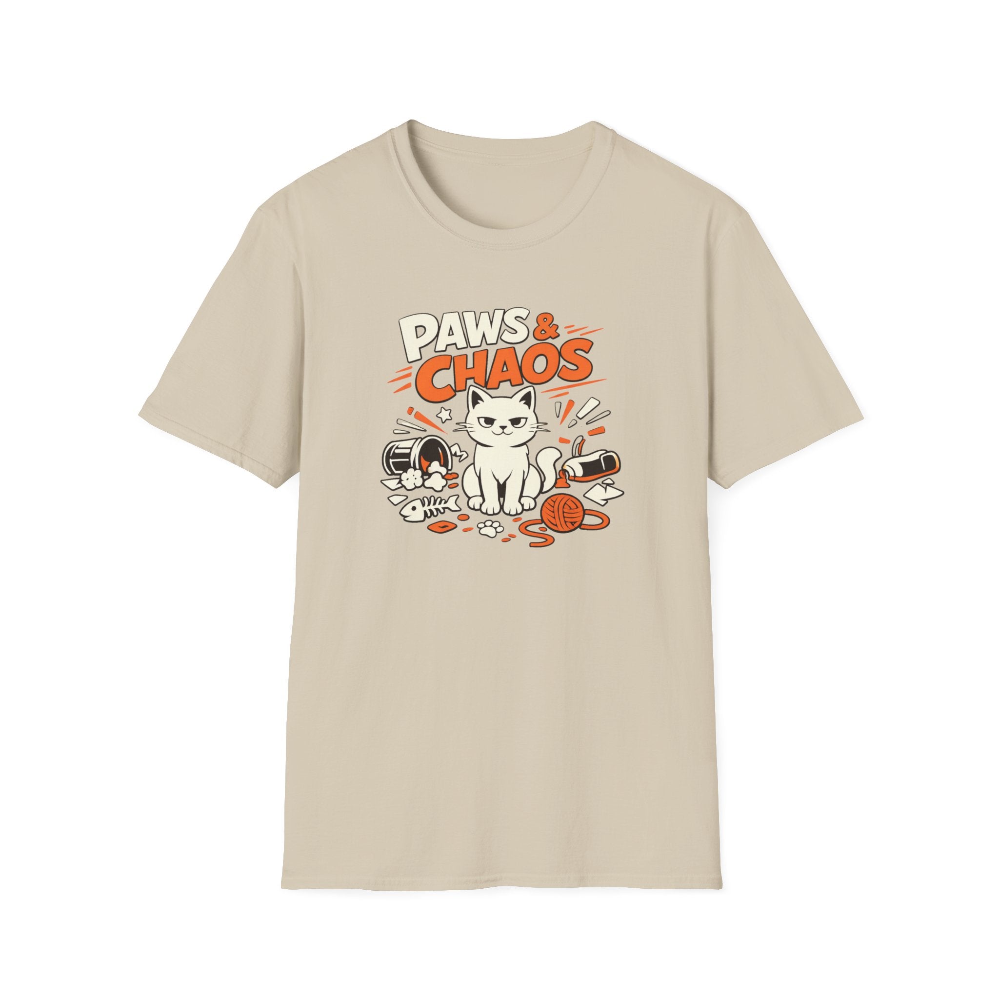 Paws and Chaos Cat T-Shirt