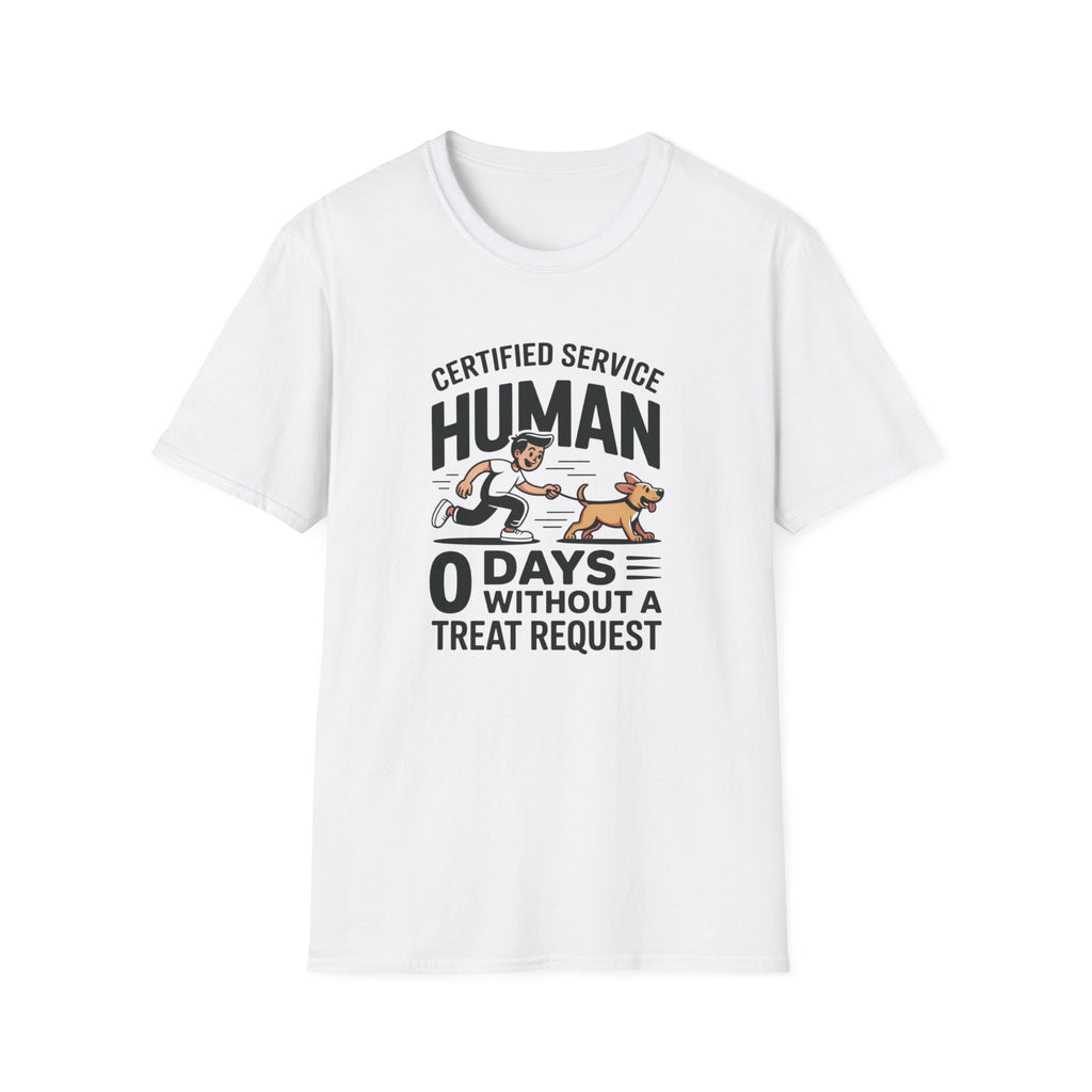Certified Service Human Dog  T-Shirt