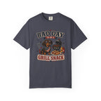Bad Day Grill Snack 4th of July Dog T-Shirt — Funny BBQ Dachshund Graphic Tee