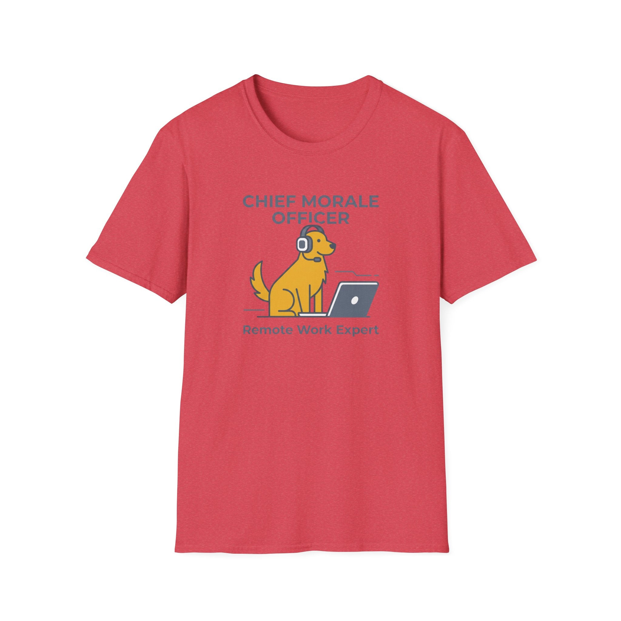 Chief Morale Officer Remote Work Expert Dog T-Shirt