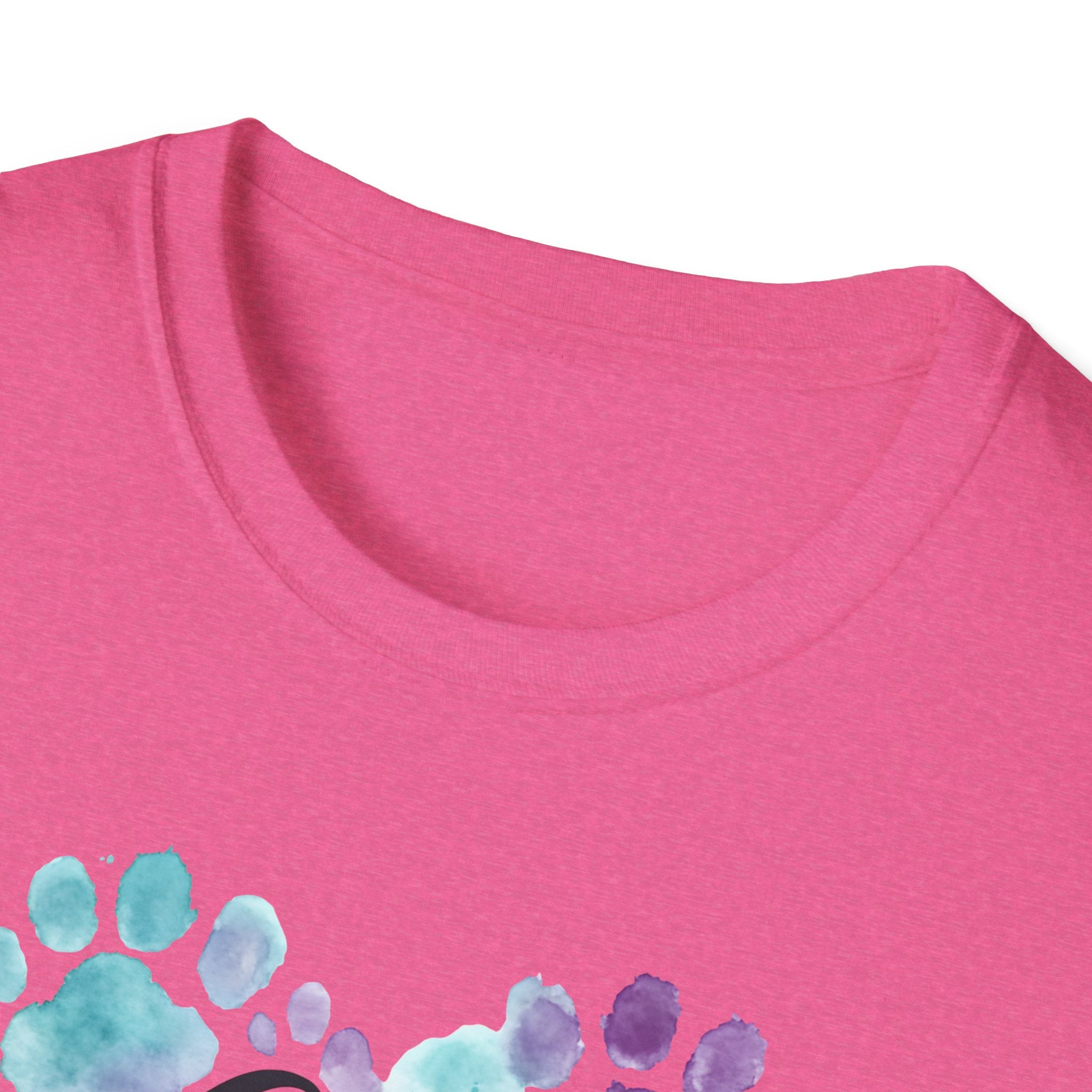 Watercolor Cat Mom Heart T-Shirt