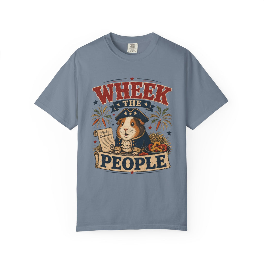 Wheek the People 4th of July T-Shirt — Patriotic Guinea Pig Graphic Tee