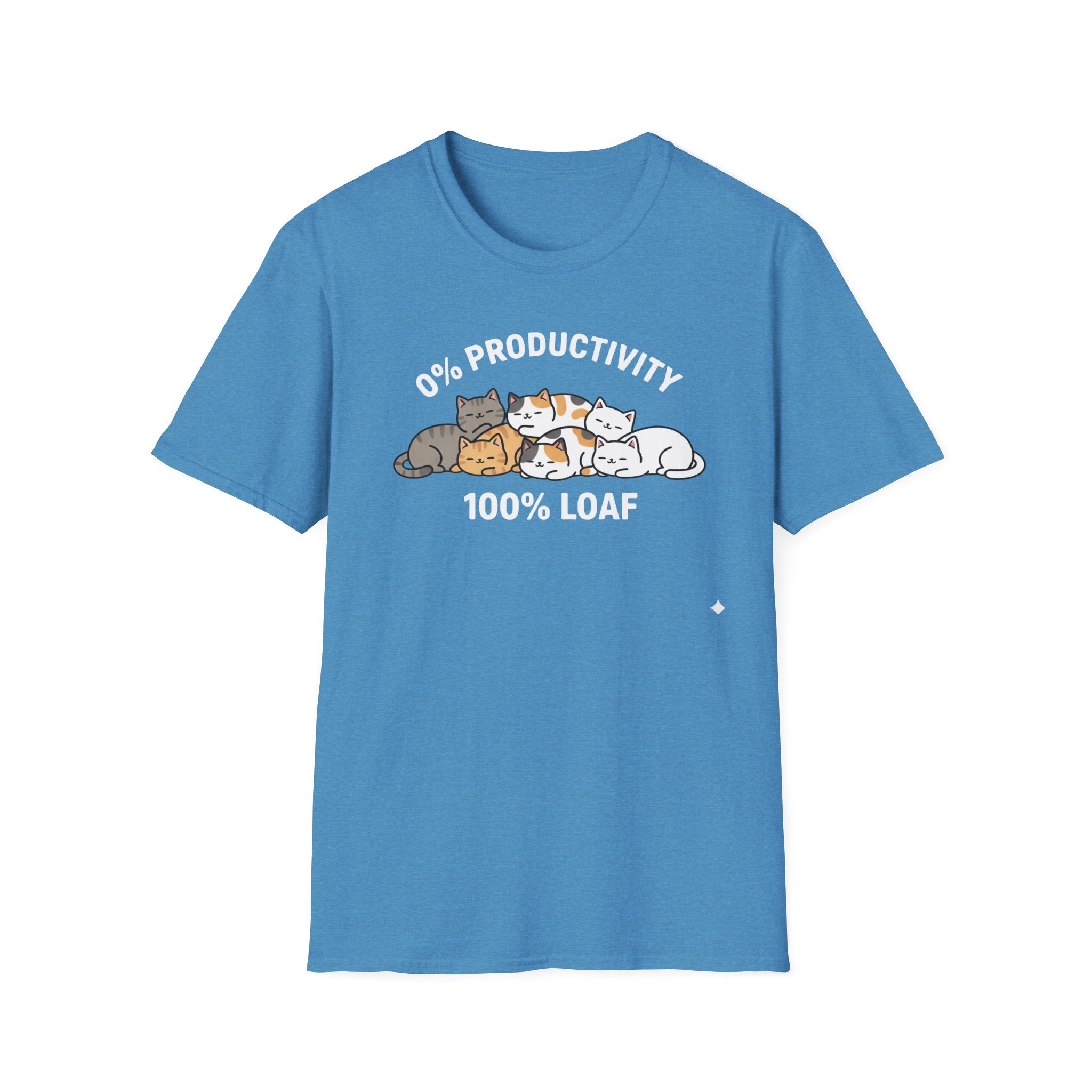 0% Productivity 100% Loaf Cat T-Shirt