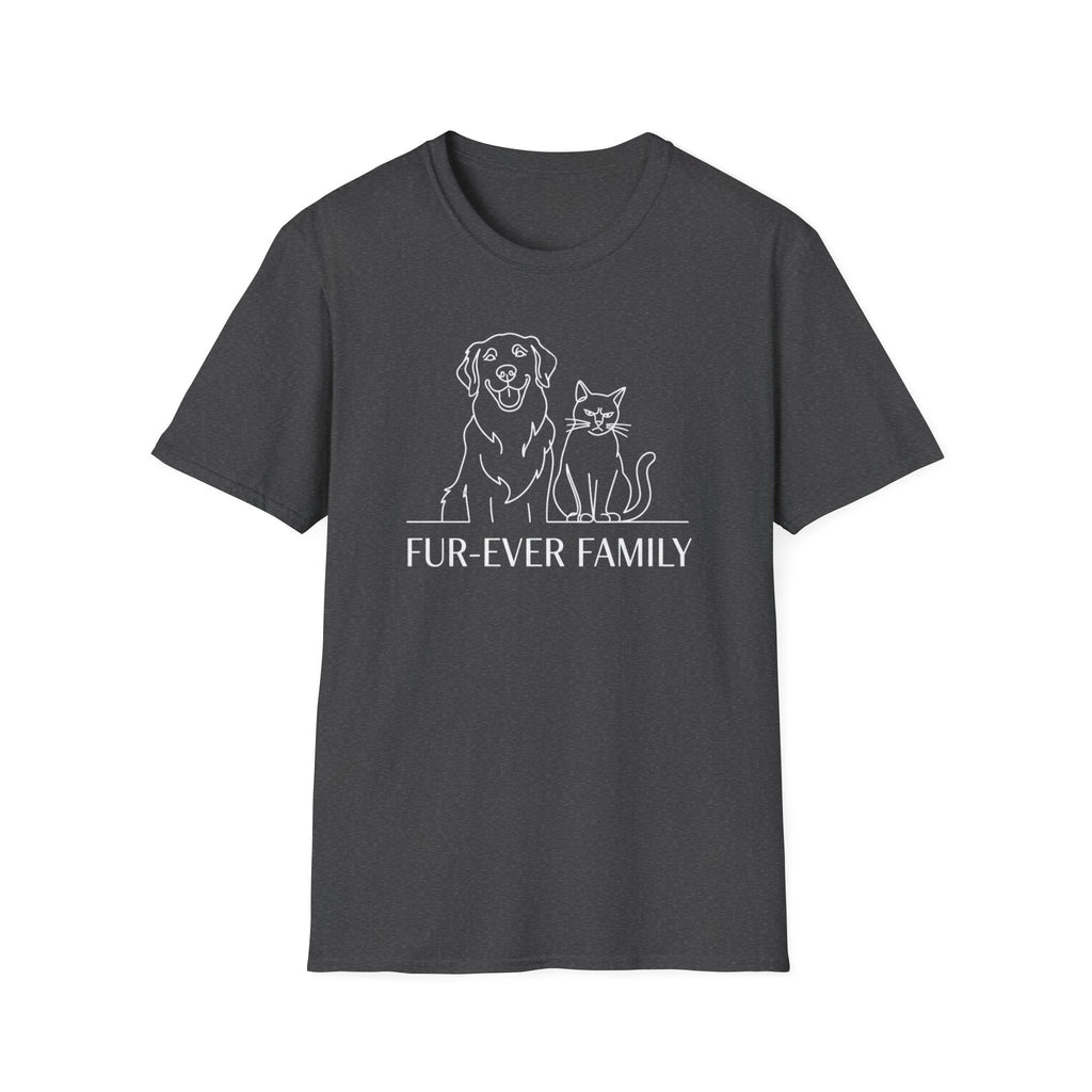 Fur Ever Family Dog and Cat T-Shirt