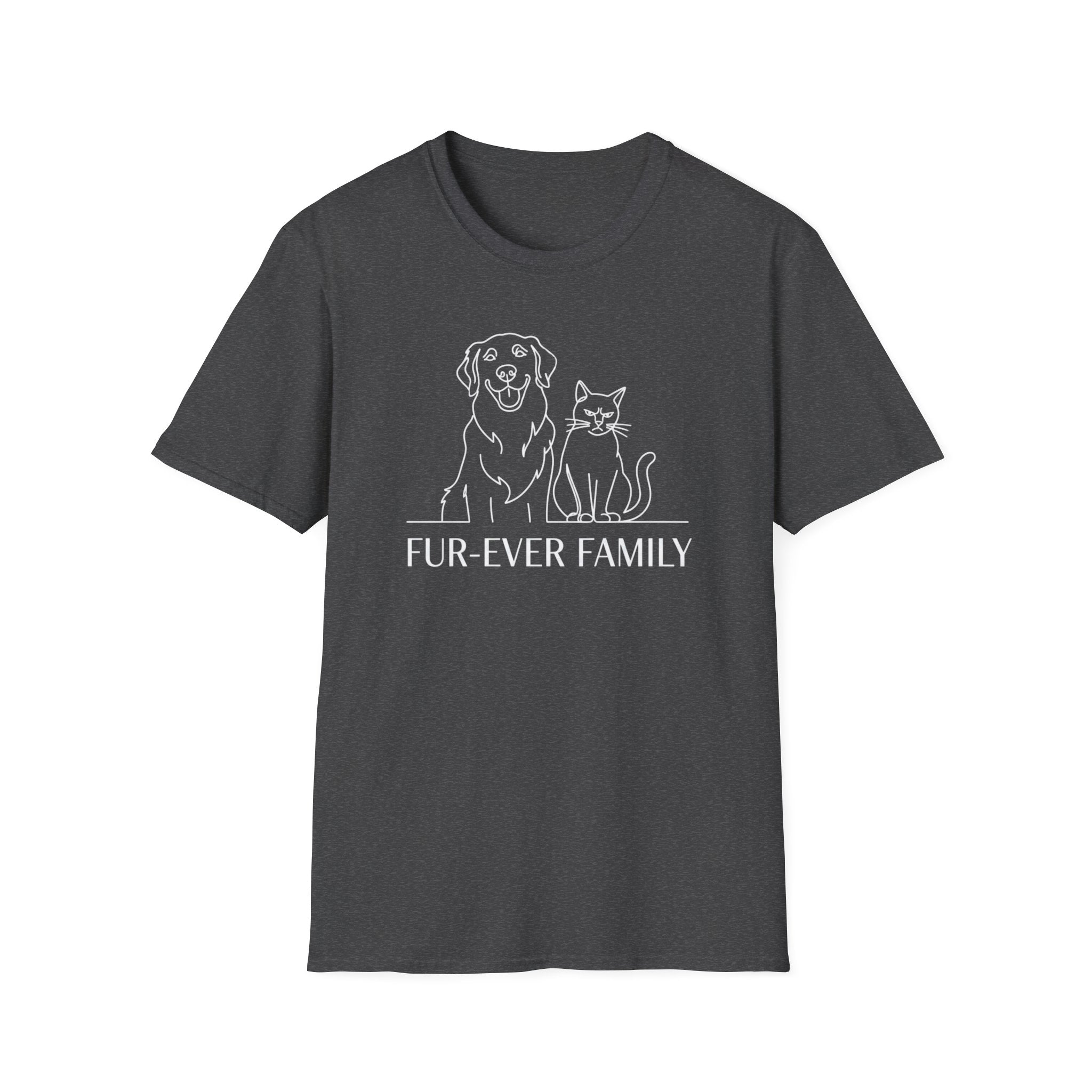 Fur Ever Family Dog and Cat T-Shirt