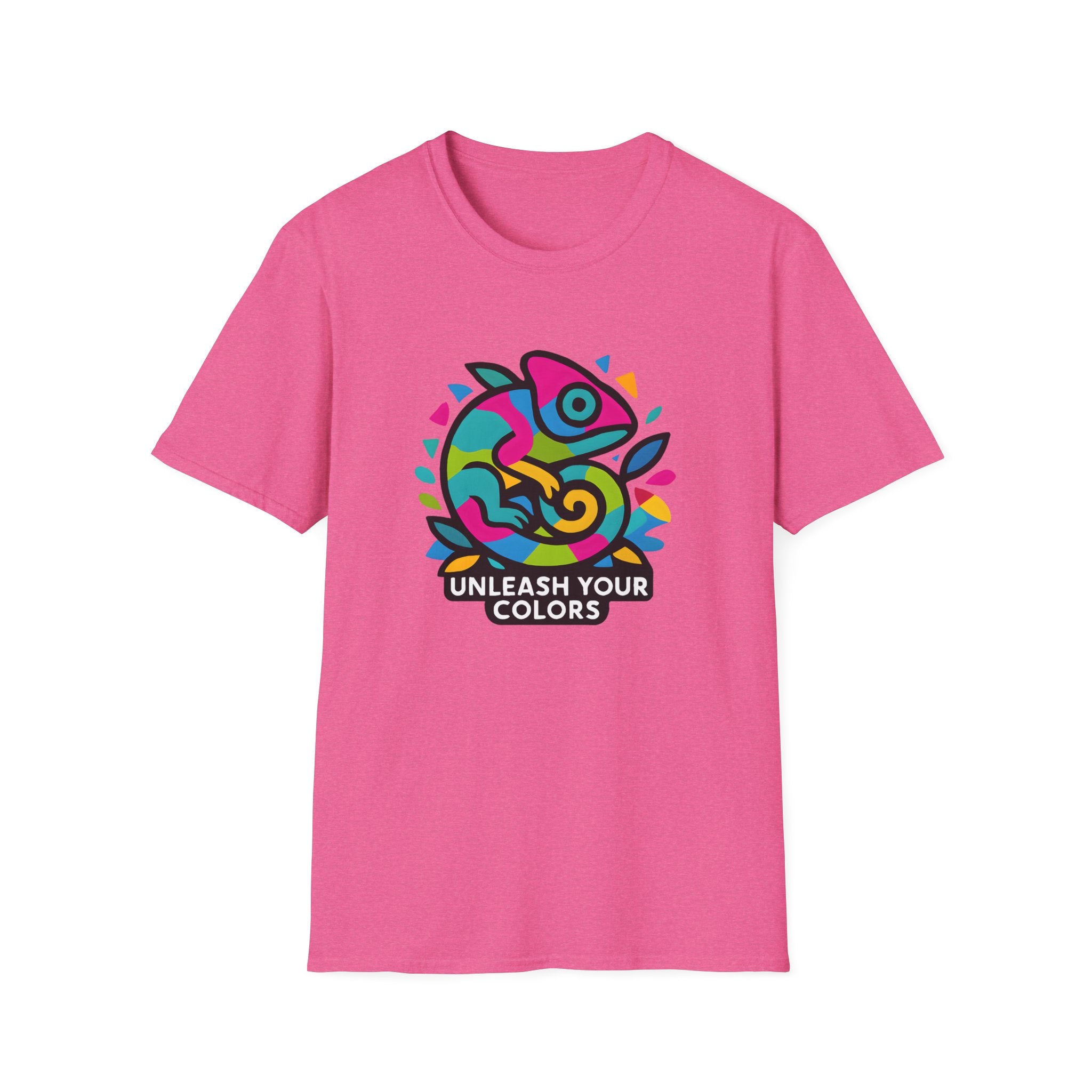 Colorful Chameleon Logo T-Shirt