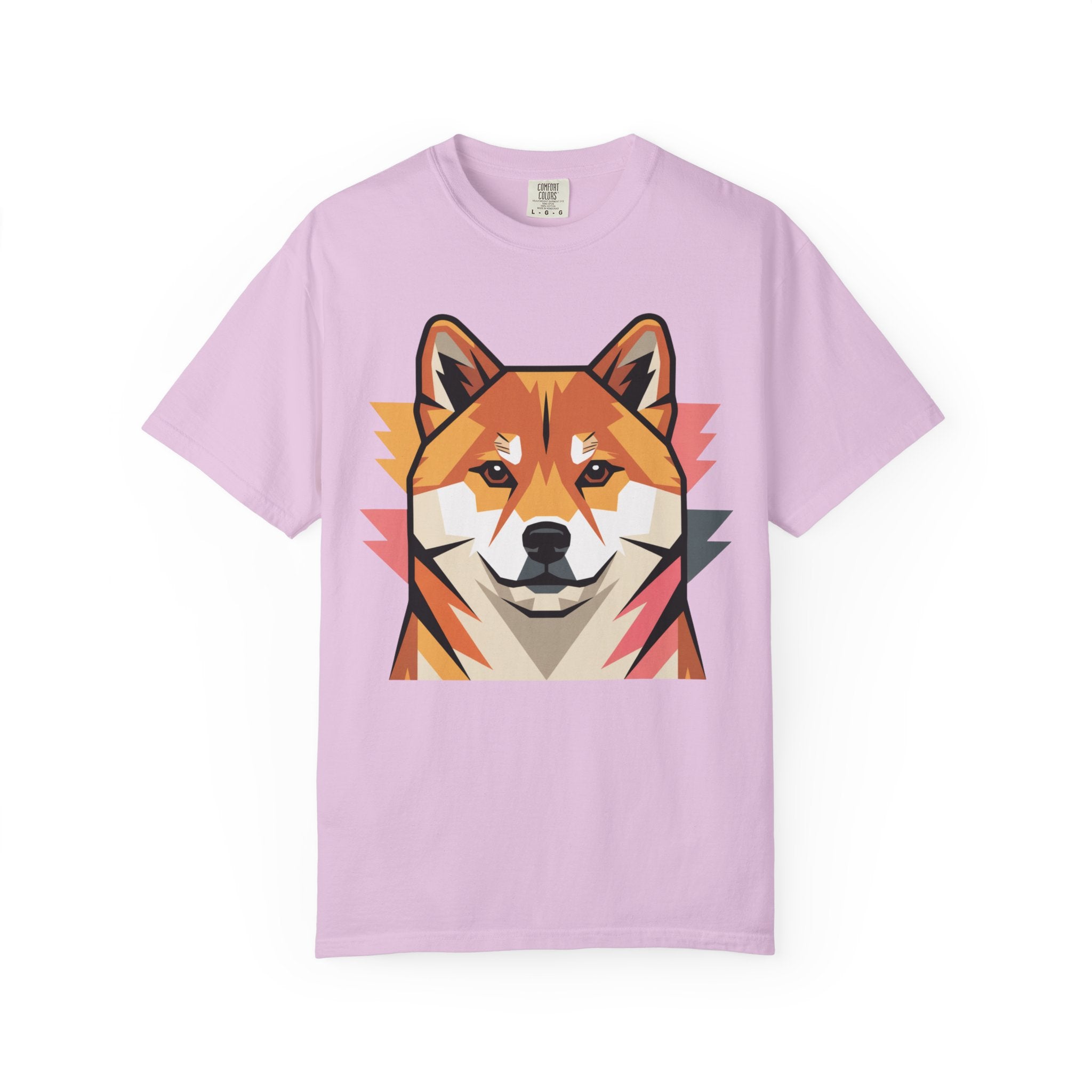 Geometric Shiba Inu T‑Shirt