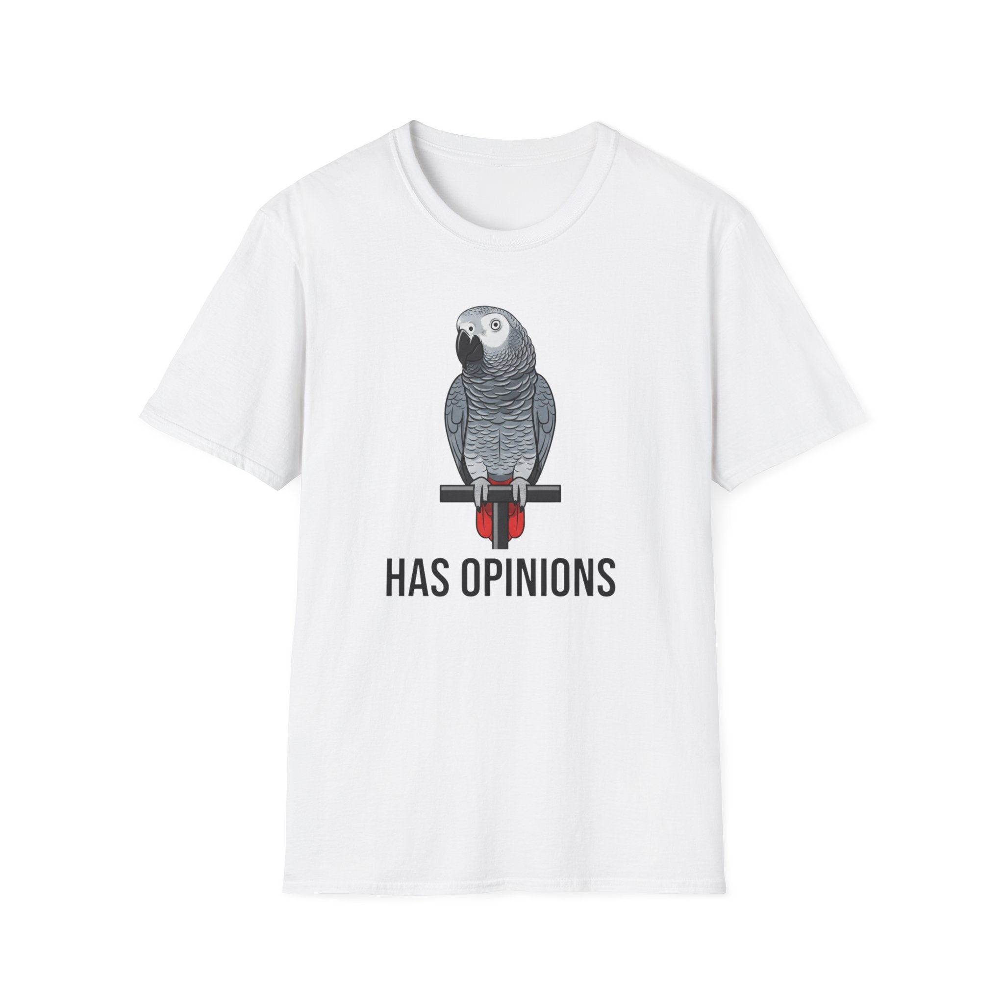 Has Opinions African Grey Parrot T-Shirt