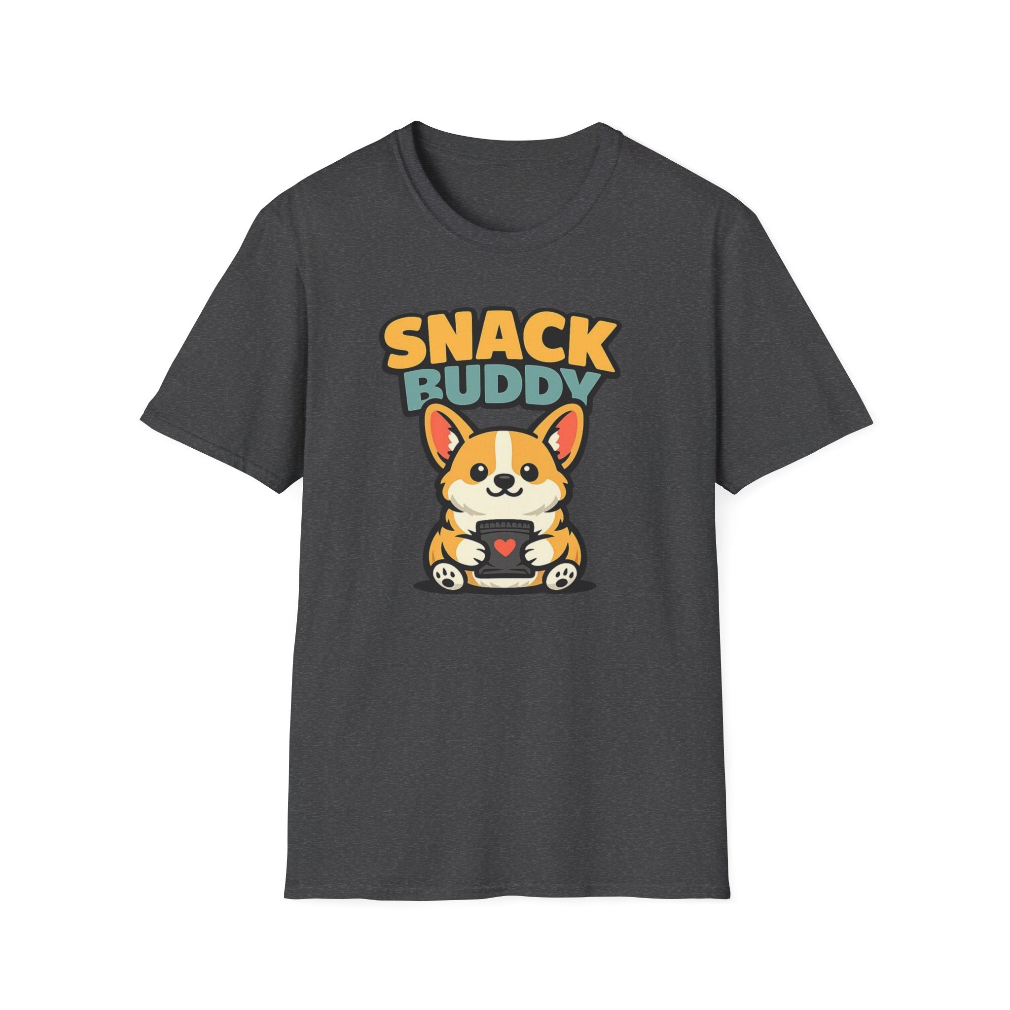 Snack Buddy Corgi Dog T-Shirt