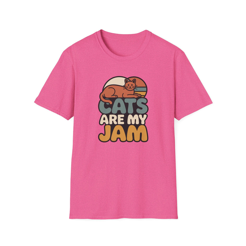 Cats Are My Jam Retro T-Shirt