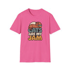 Cats Are My Jam Retro T-Shirt