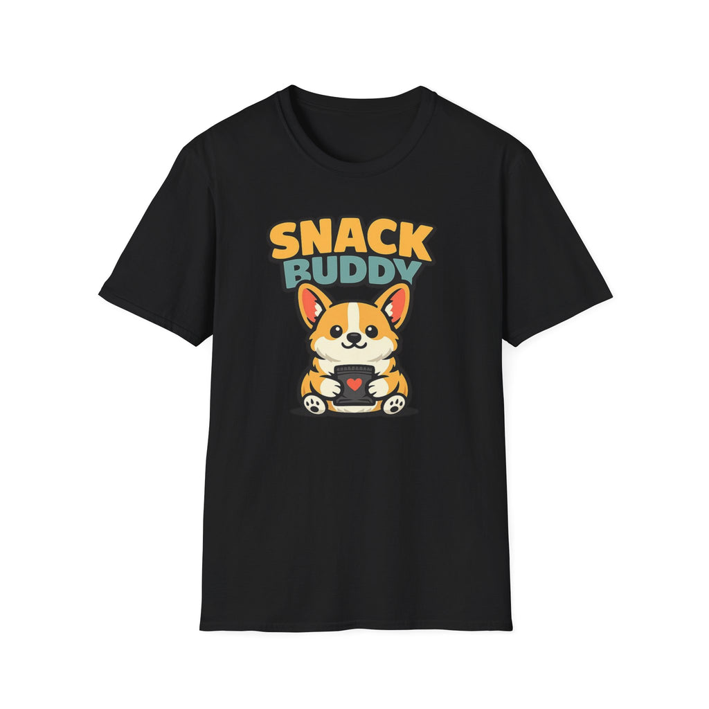 Snack Buddy Corgi Dog T-Shirt