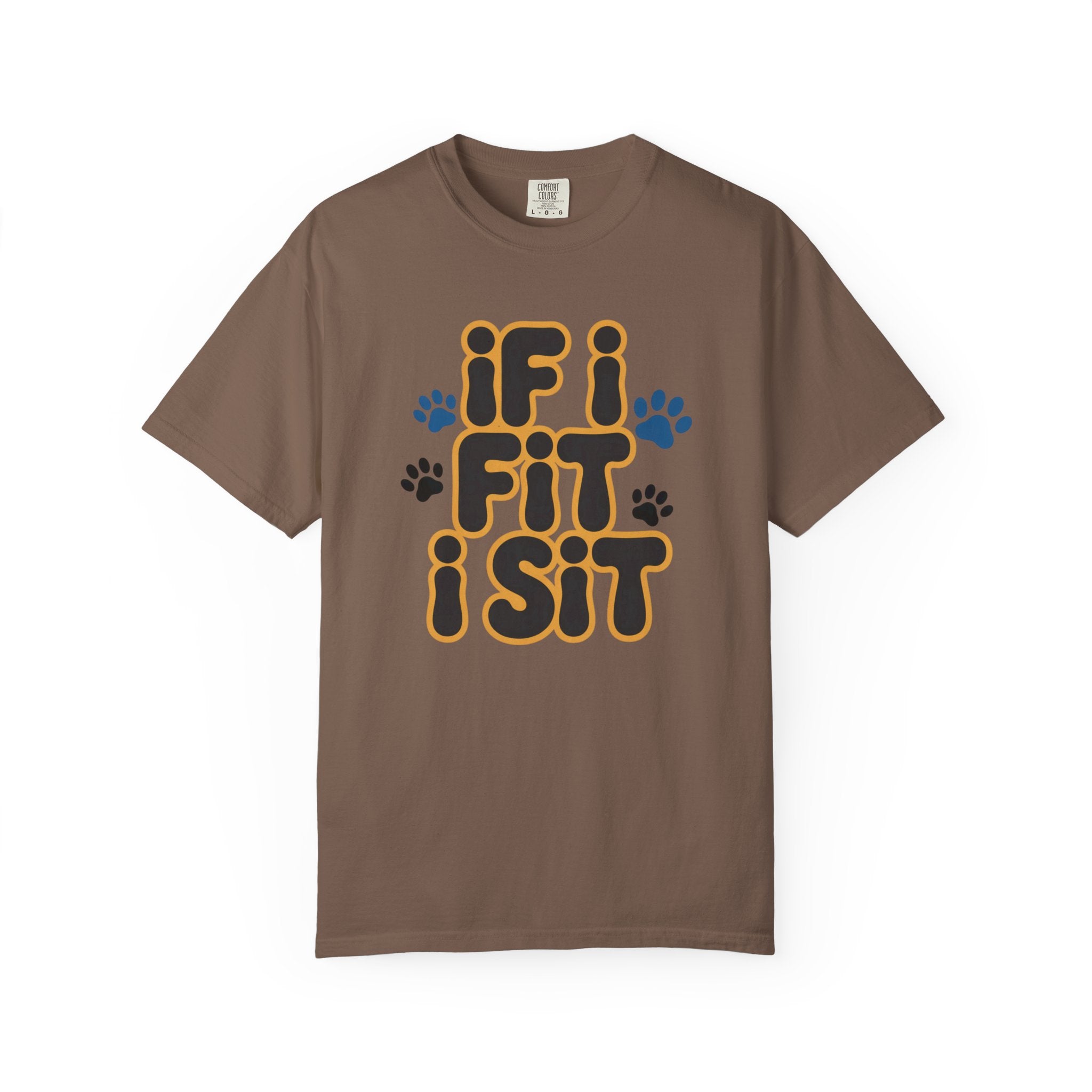 If I Fit I Sit T-Shirt Cat & Dog T-Shirt