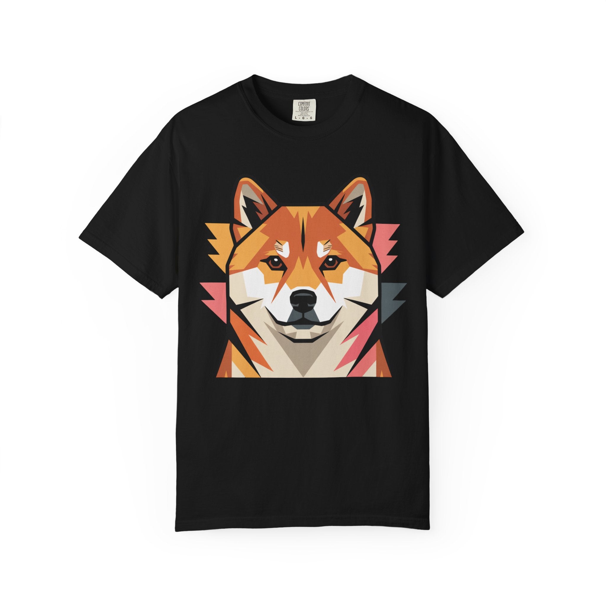 Geometric Shiba Inu T‑Shirt