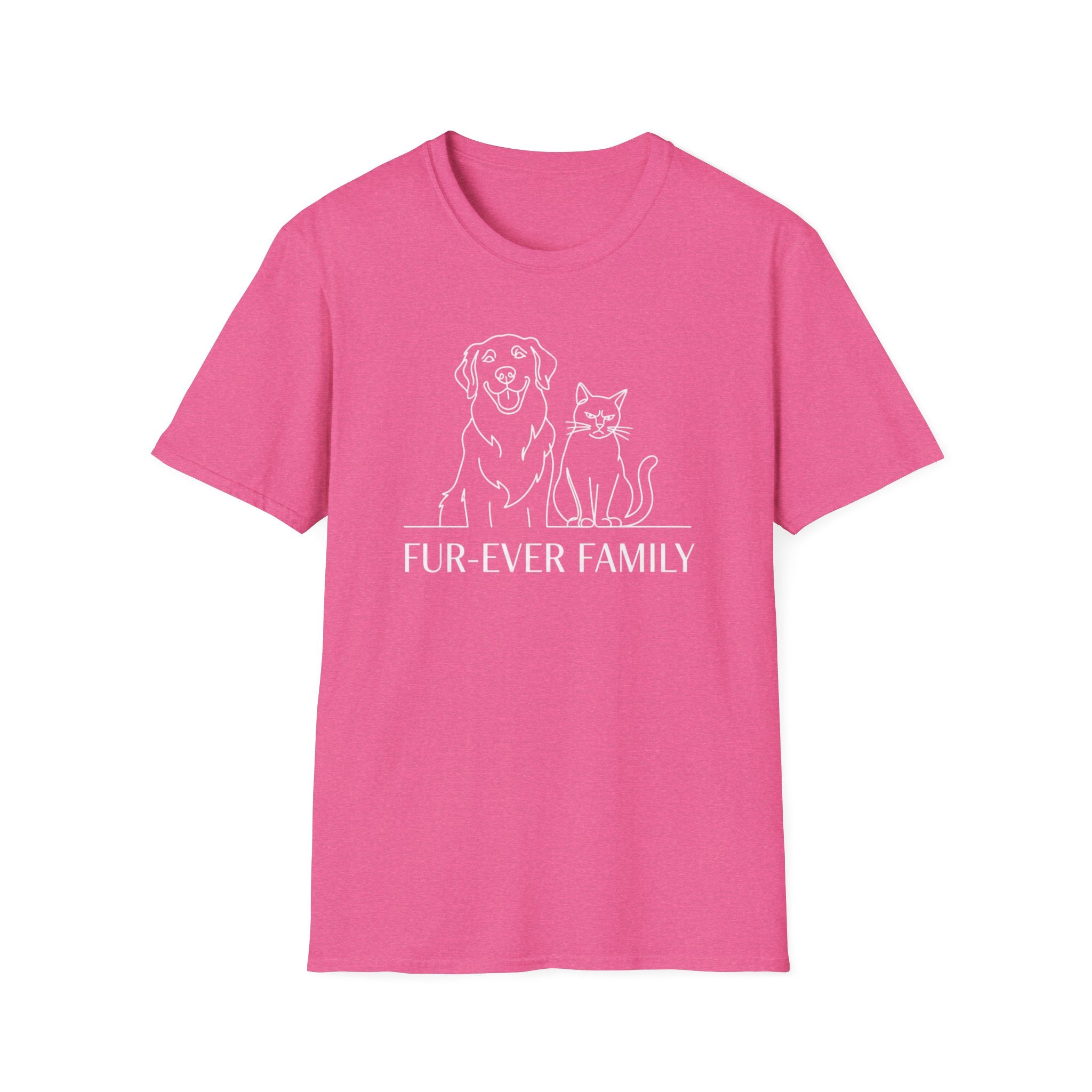 Fur Ever Family Dog and Cat T-Shirt